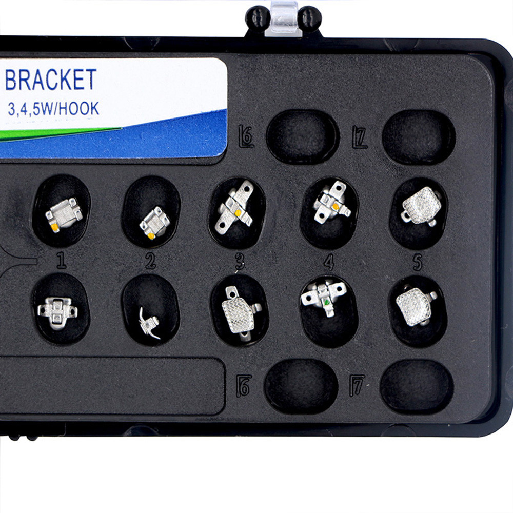 20×Dental Orthodontic Alexander Bracket Braces Roth 018 3-4-5 Hooks 20PCS/Kit