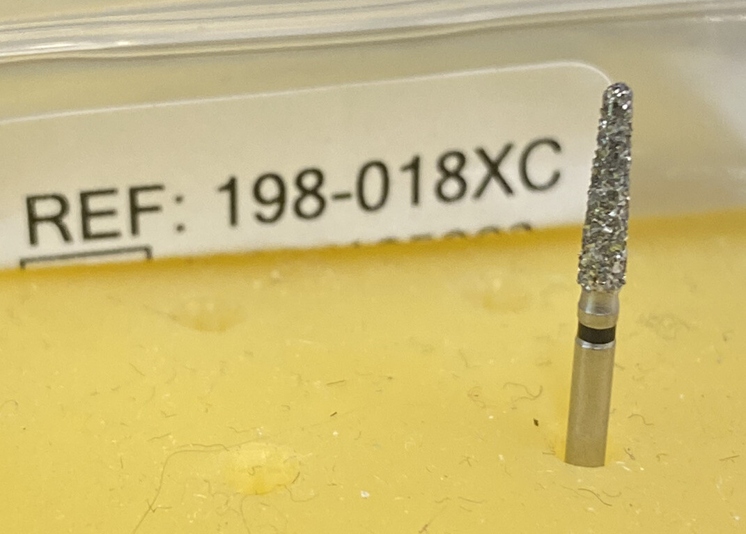 Diamond Burs 50 X 856-018 1.8 mm Diameter 8mm Cutting Length. (198)856-018 XC