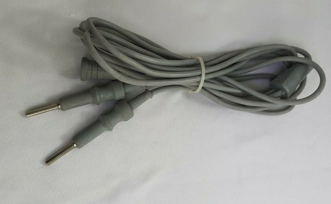 Laparoscopic Bipolar Cable Cord Valley Lab Type 4mm PTFE Insulated Silicon Cord