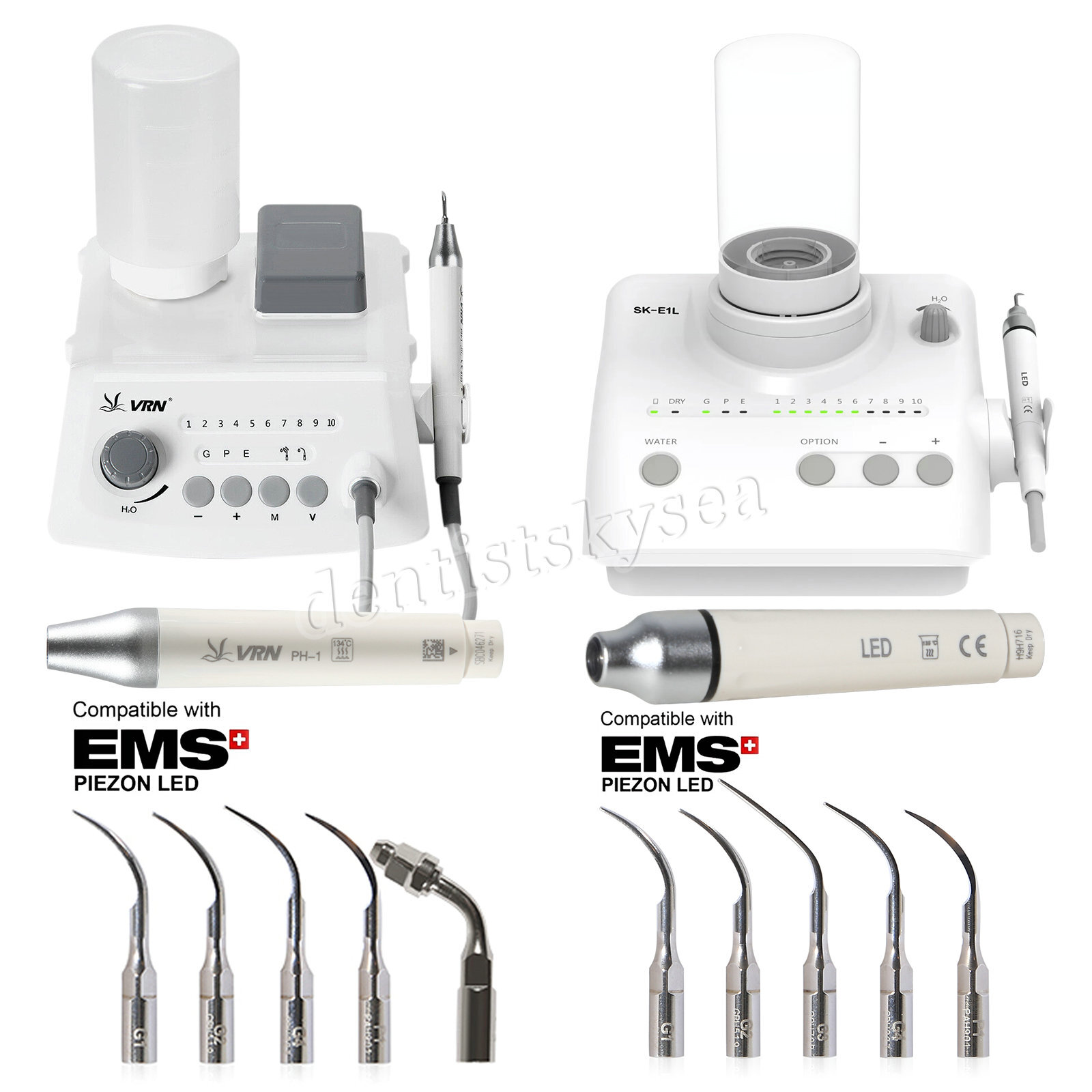 Dental LED Ultrasonic Piezo Scaler Fit EMS SKYSEA / LED Light Handpiece