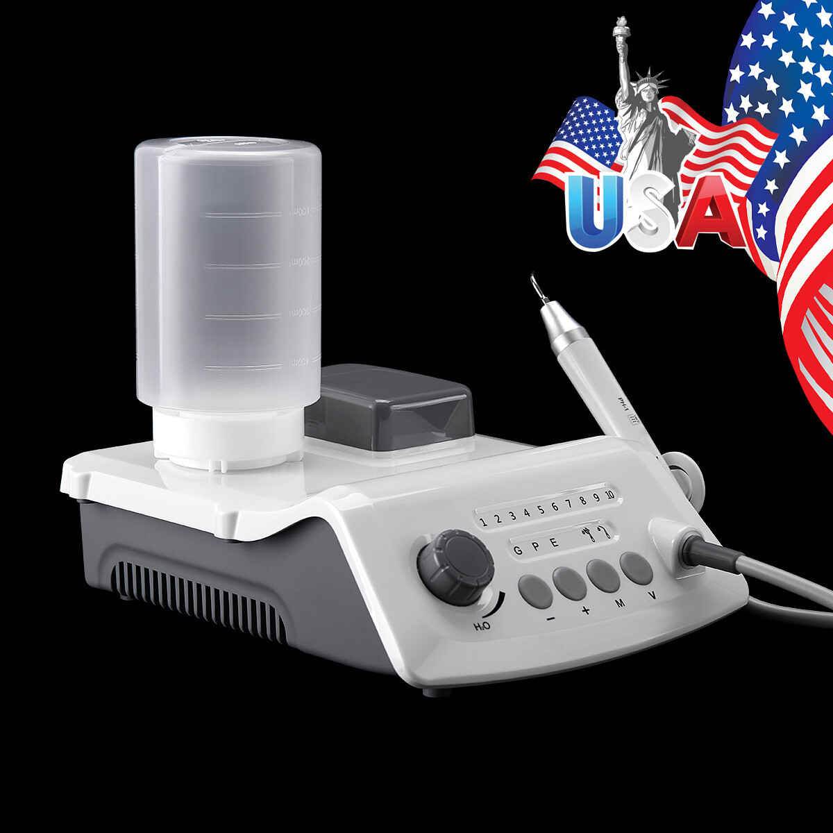 Dental Wireless Ultrasonic Scaler LED Handpiece /G1,G2,G4,P1,E1 Tips Original A8