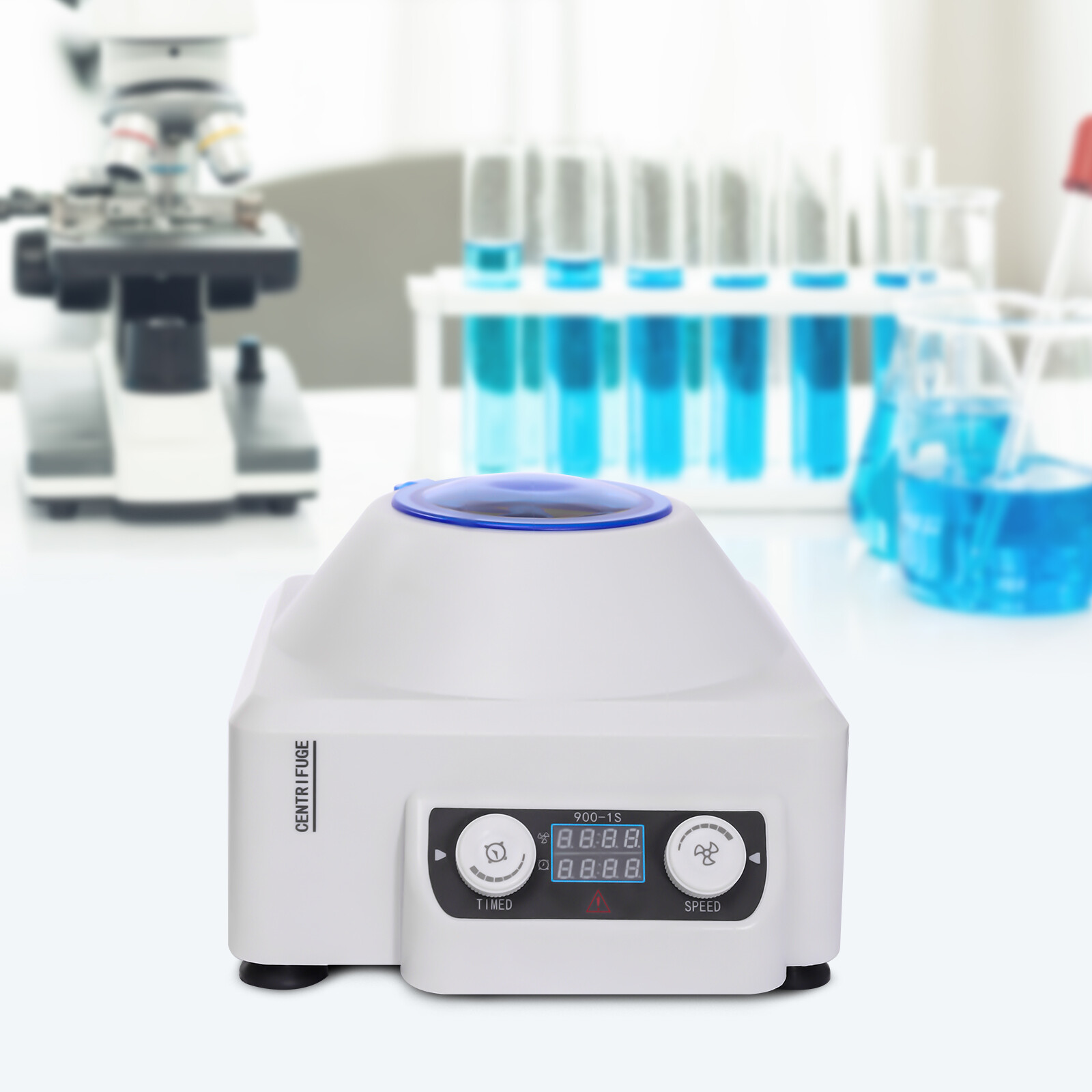 Lab Benchtop Serum Plasma Centrifuge Machine 4000rpm 6x10ml Tube Digital Display