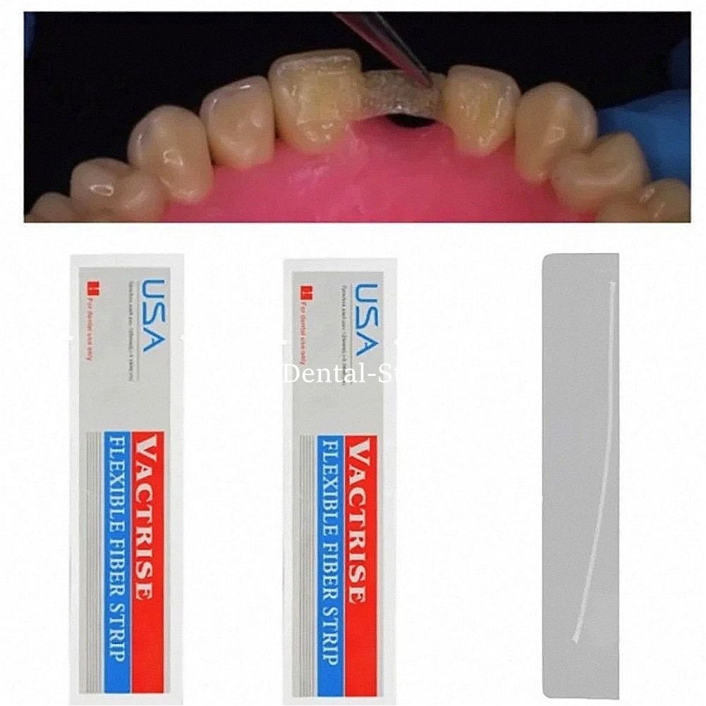 Glass Fiber Strip for Dental Splint Bonding Flexible Resin Adhesive Band 125×3.5