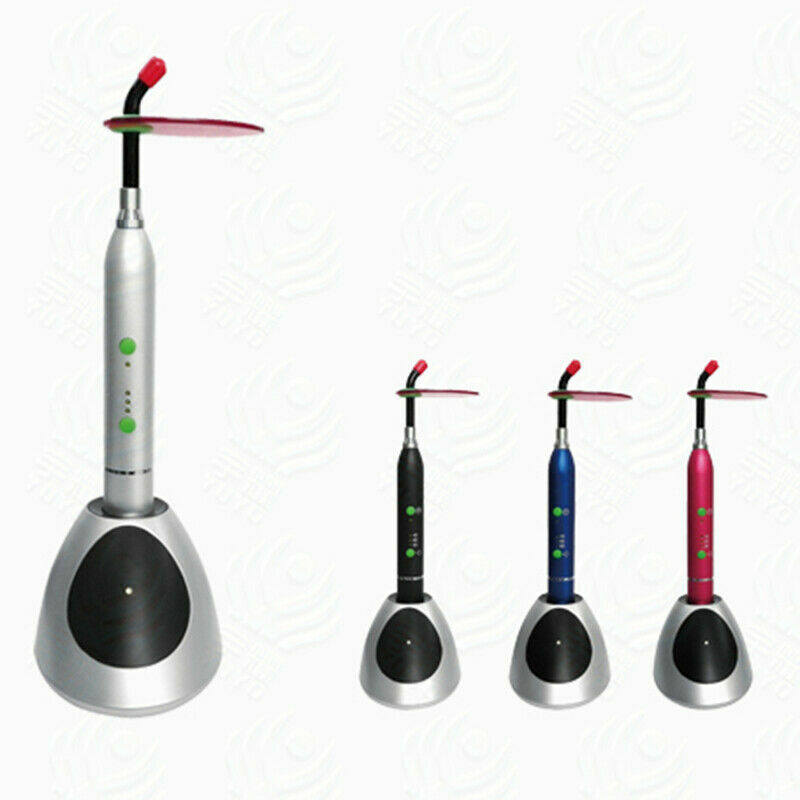 Dental 10W Wireless Cordless LED Curing Light 2000mw/cm2 Metal Handle US STOCK