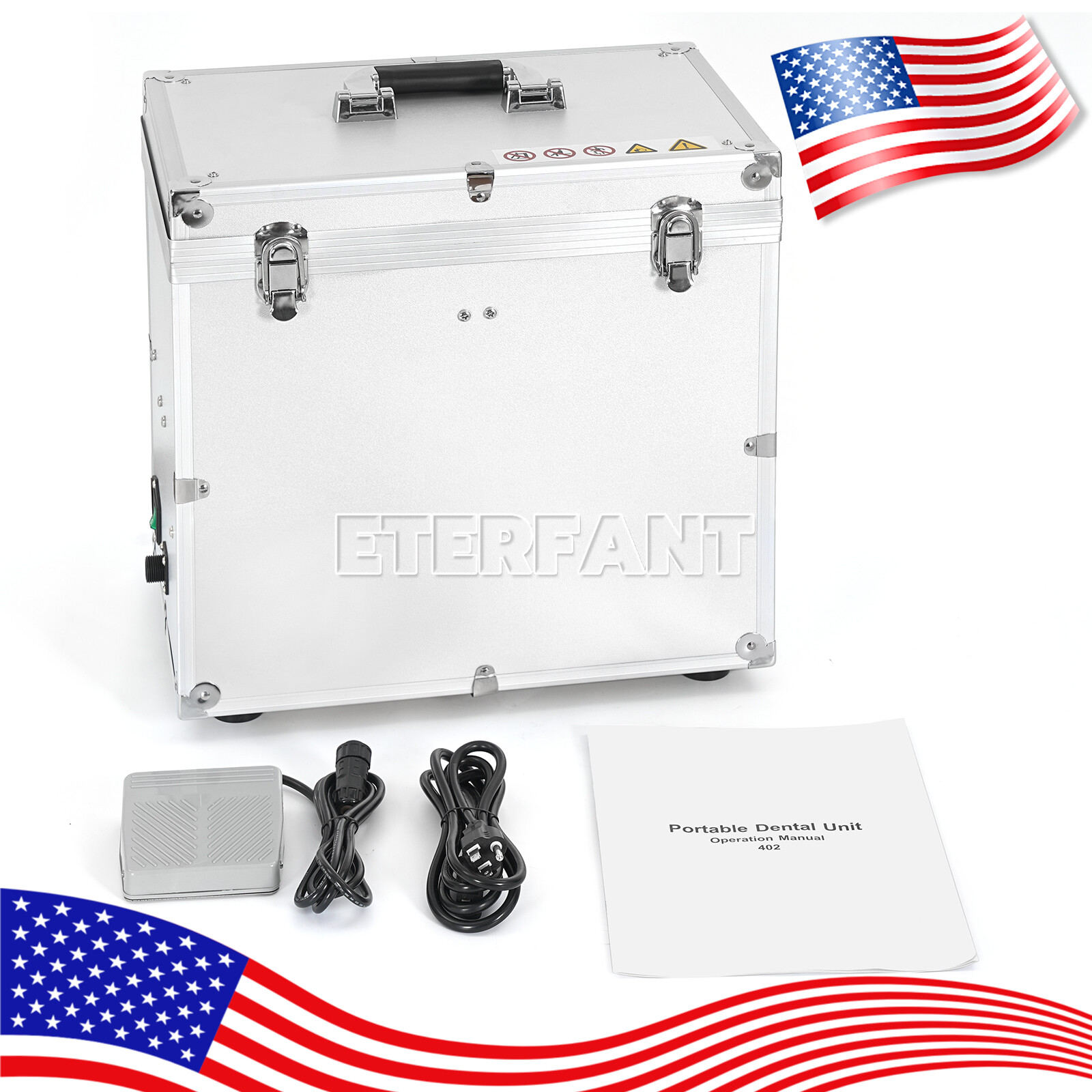 Dental Portable Delivery Unit Air Compressor Suction System 4 Holes BD-402 US