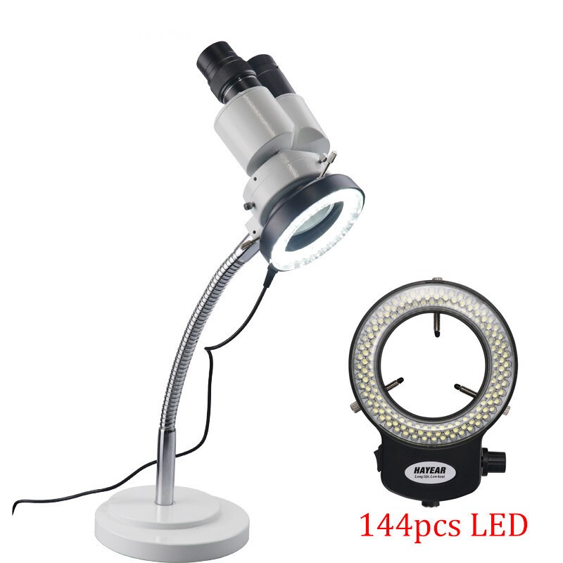 10X Binocular Microscope with LED Light for Dental Lab Soldering Repair US STOCK