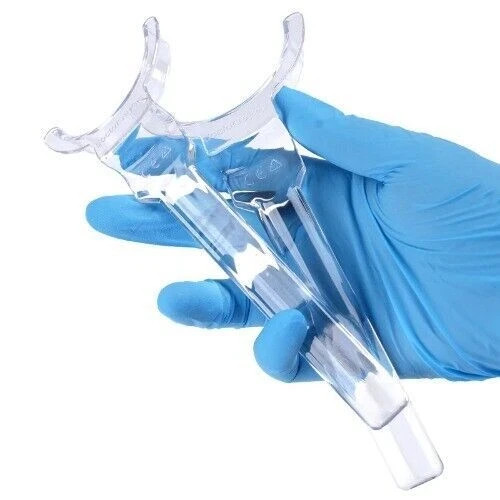 Dental Ortho Upper/Lower Retractor Cheek Retractor Mouth Opener 134C Black/Clear