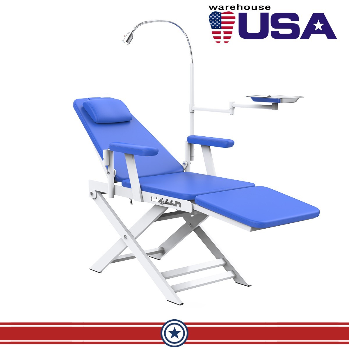 Portable Dental Delivery Unit System With Air Compressor Suction 4Hole /Chair