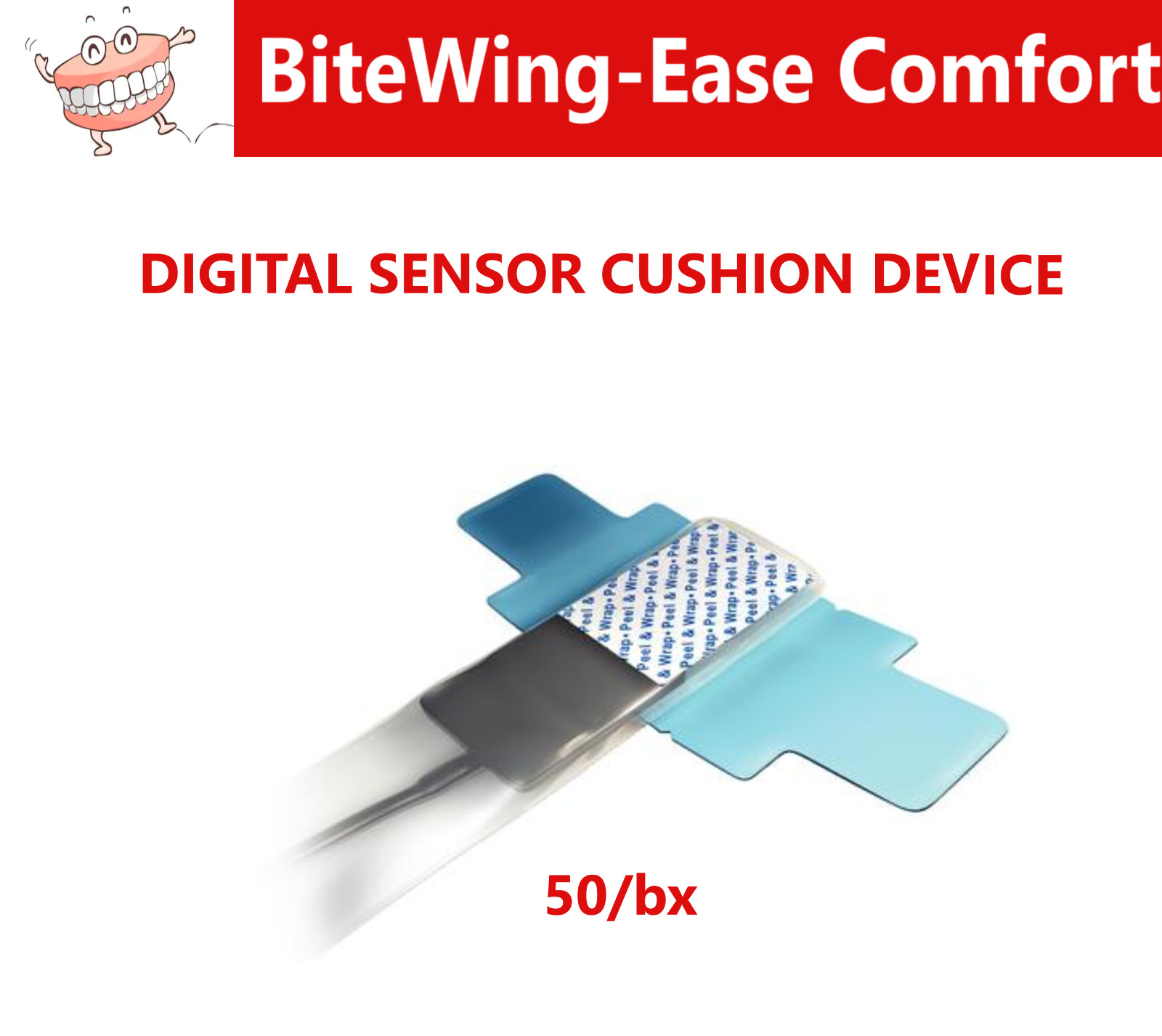 Dental Bite Wing-Ease Sensor Sleeves For Digital Sensors & Rinn XCP DS System