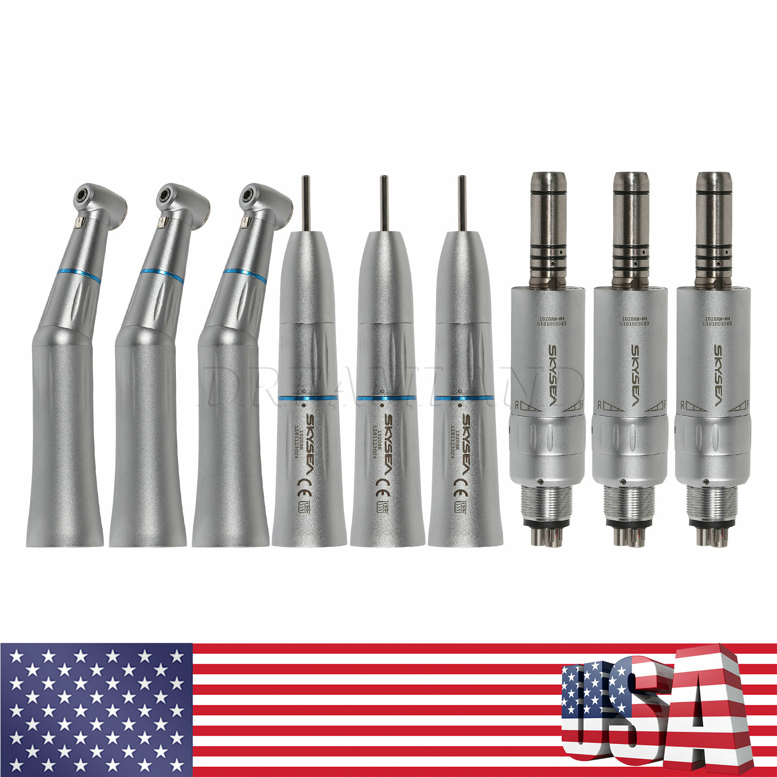 Dental Low Speed Push Button Handpiece Inner Water Spray 4H EI4 EI 1/10