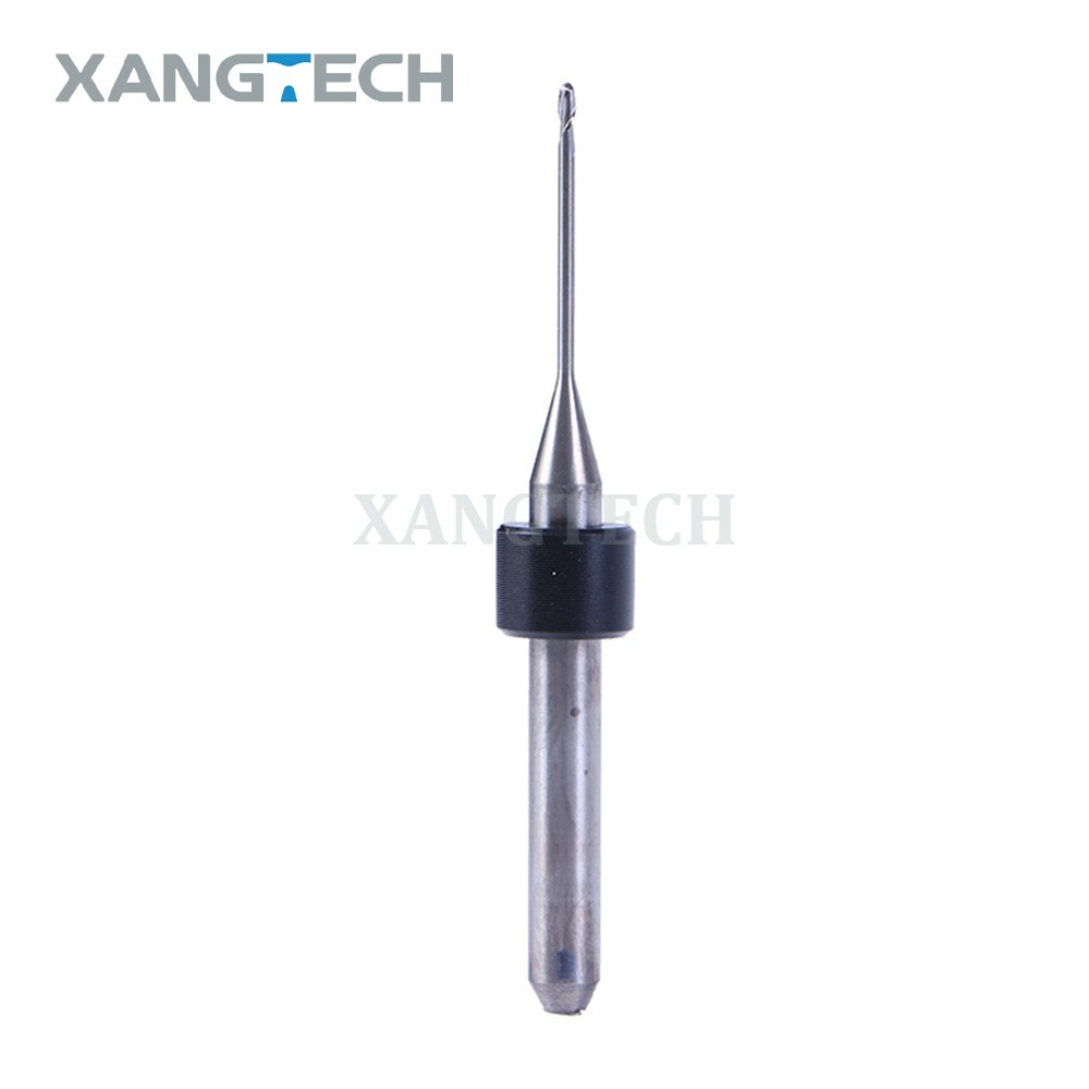 Xtcera Xmill 500 PMMA Milling Burs Tool 0.6/1.0/2.0mm Shank D 4mm for Wax Peek