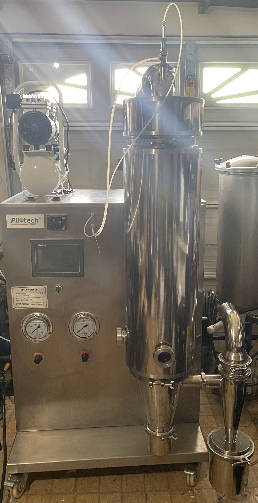 Pilotech 3L YC-018 Spray Dryer 220v 3000ml/Hr 5500W