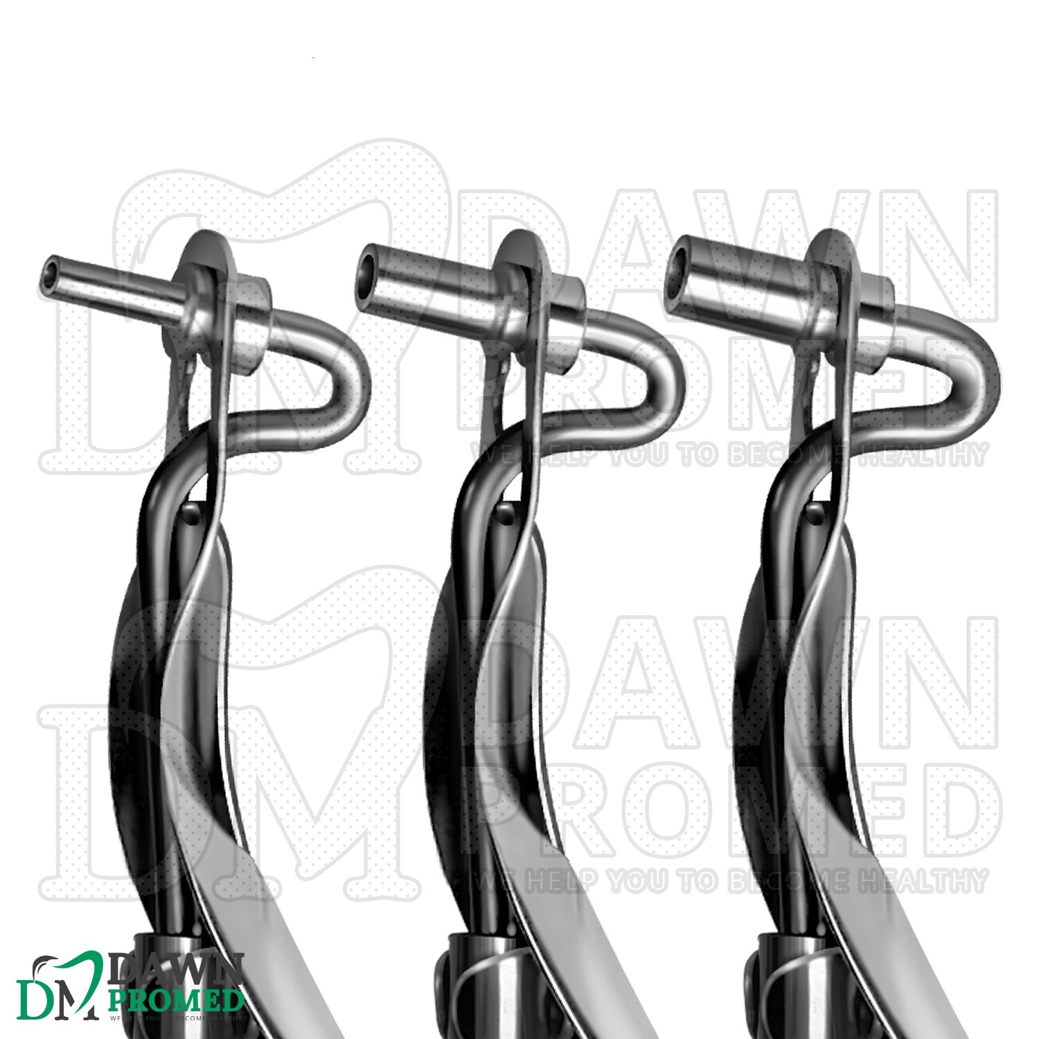 3 Pcs Amalgam Carrier Single Ended 1MM, 2MM & 3MM Dental Filling Instruments Set