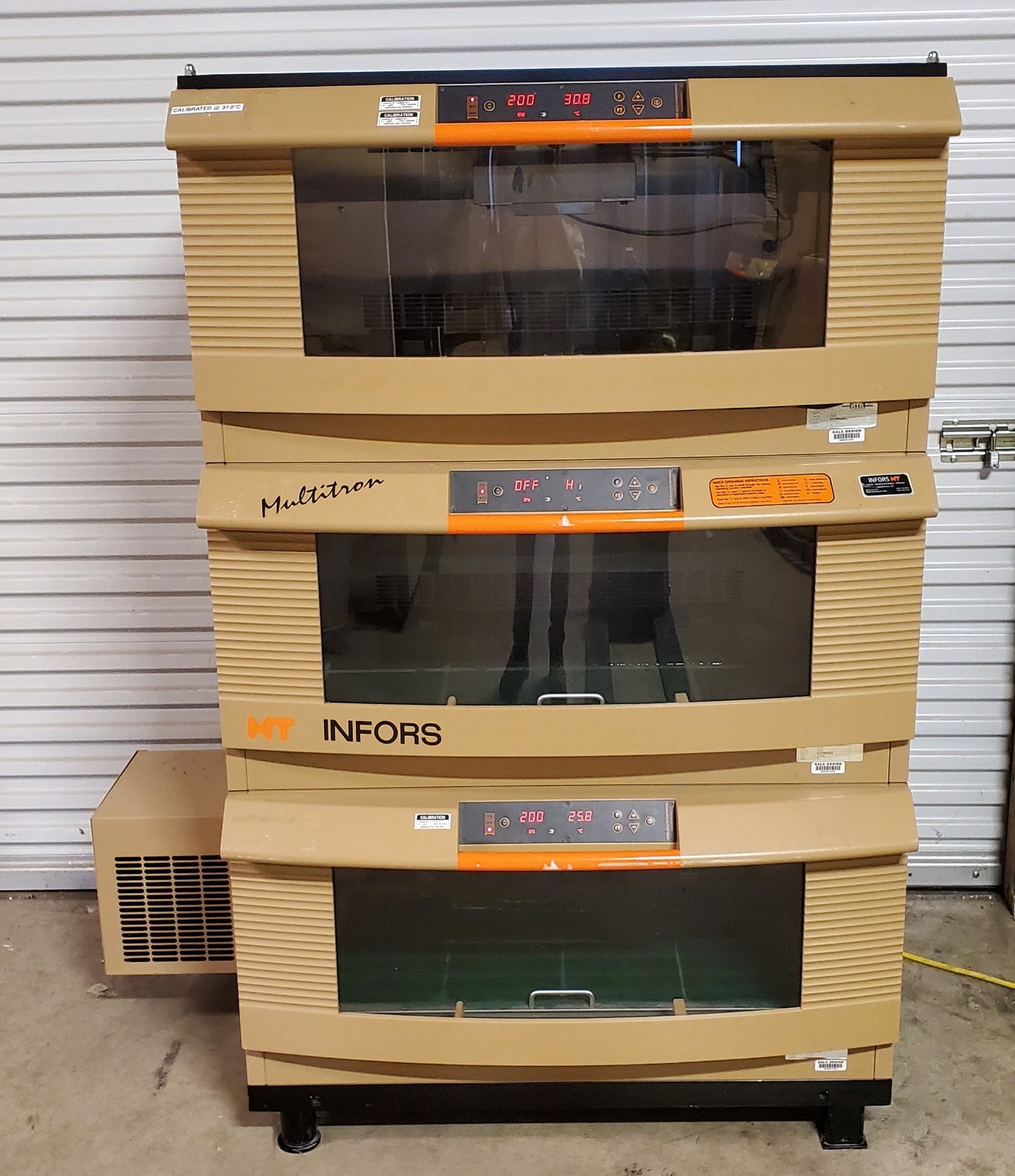 INFORS HT Multitron AJ118k, AJ120 Triple Stacked Incubator Shaker I10002, I10202