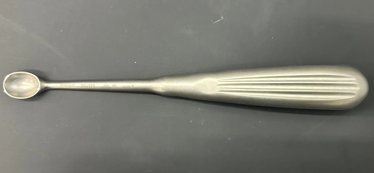 Aesculap Volkmann Bone Curette #5 13.0MM 170MM FK638R
