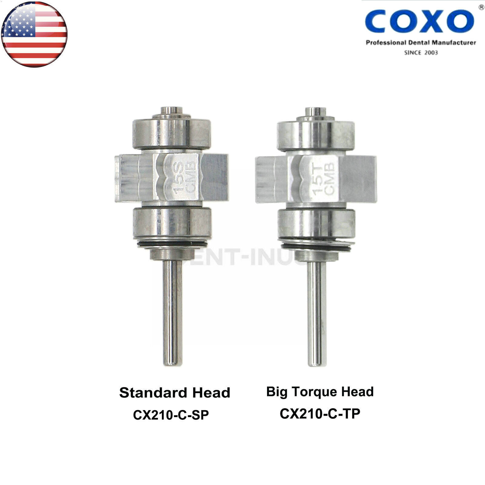 US COXO Dental Handpiece Cartridge Turbine Rotor CX207-G/F Big Standard Head