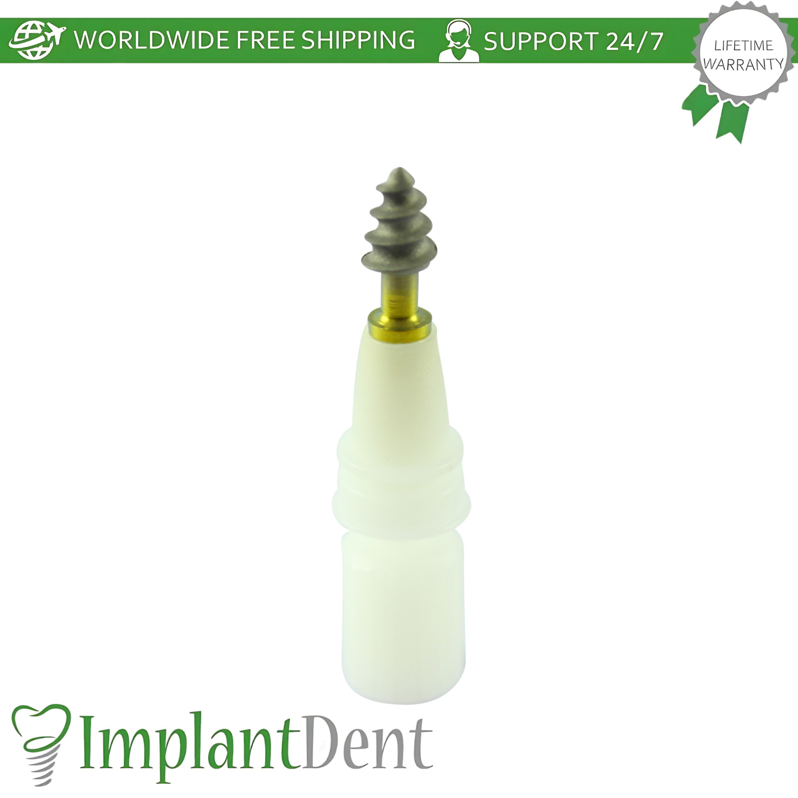 Monoblock Compressive Dental Fixture SLA Surface Titanium Sterile Dentistry