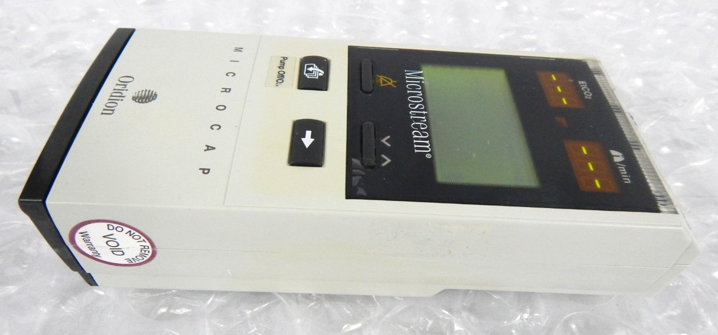 ORIDION MICROCAP HANDHELD CAPNOGRAPH S/N 450