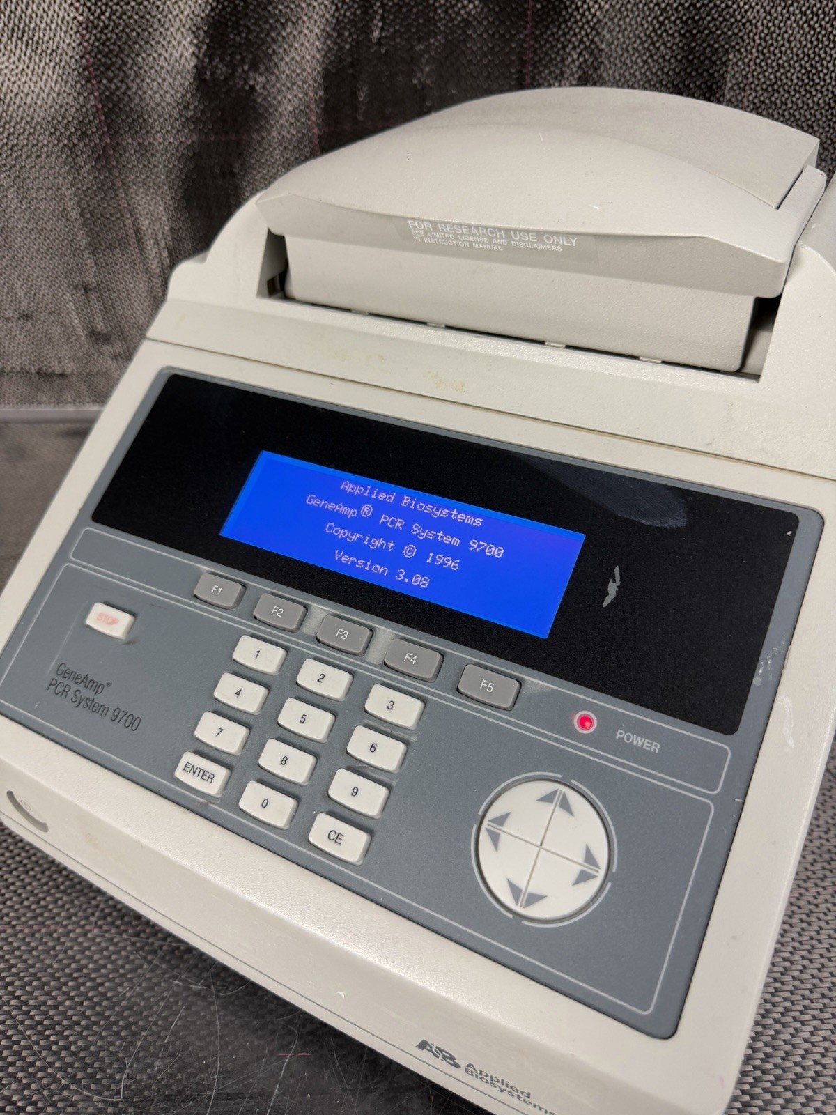 APPLIED BIOSYSTEMS GENEAMP 9700 PCR THERMAL CYCLER SYSTEM VGC! Ships Fast