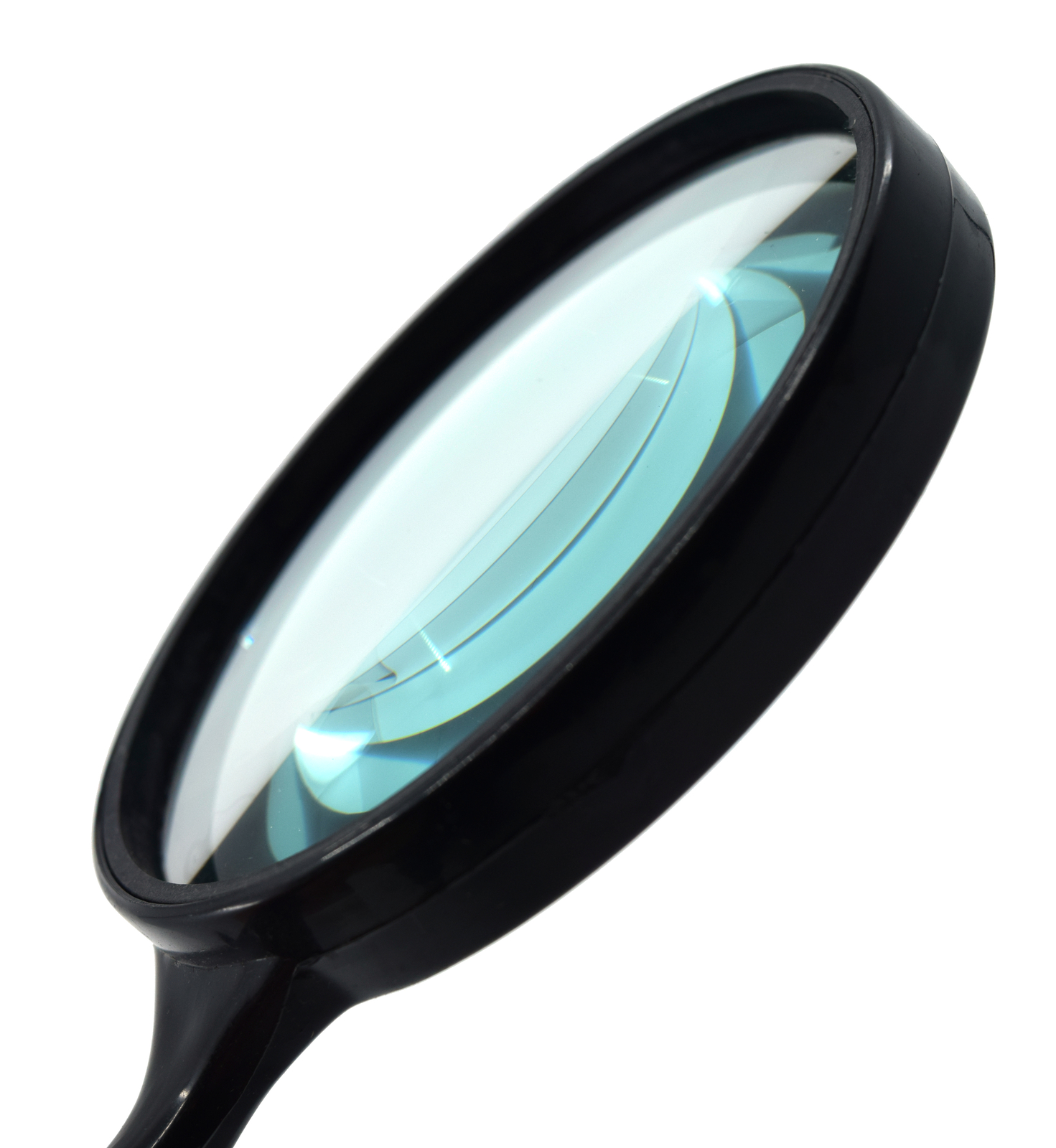 Magnifying Glass, 100mm – Unbreakable Plastic Mount with Handle – Eisco Labs