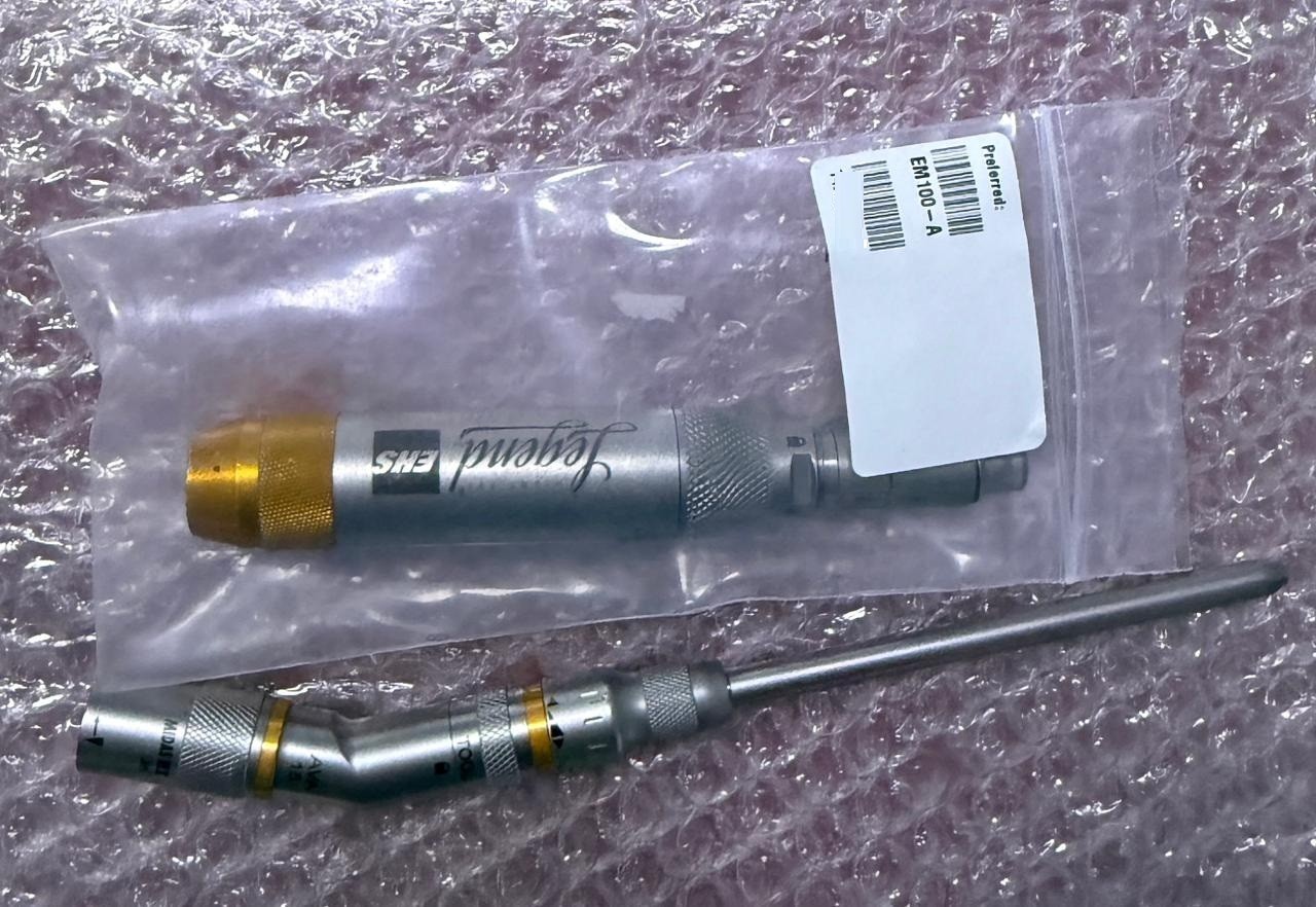 Used Legend EHS Drill # EM100 &New Angled Variable 10cm Attachme AVA10 OR AVA 15