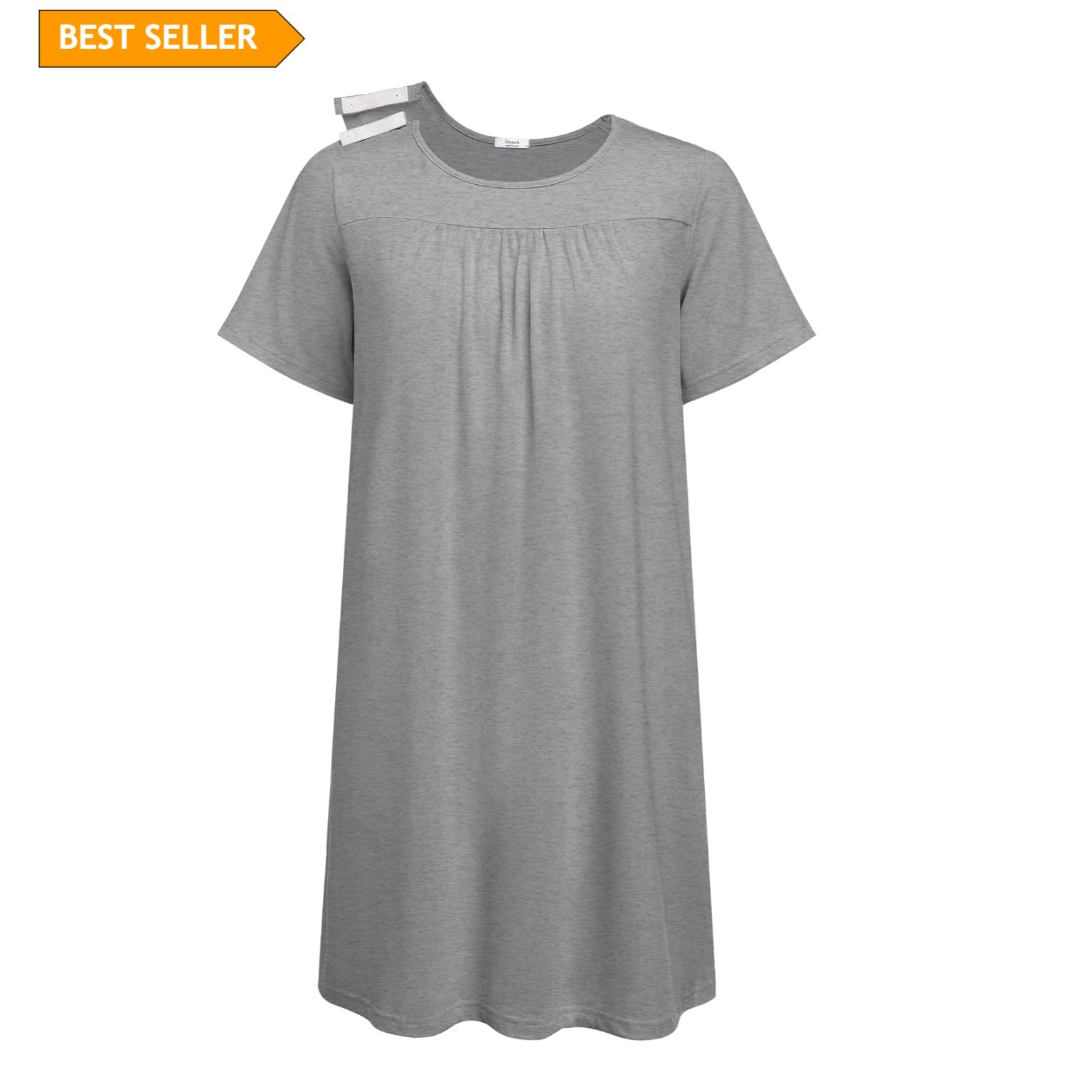 Soft Tear Away Adaptive Nightgown for Women – Perfect for Nursing & Recovery