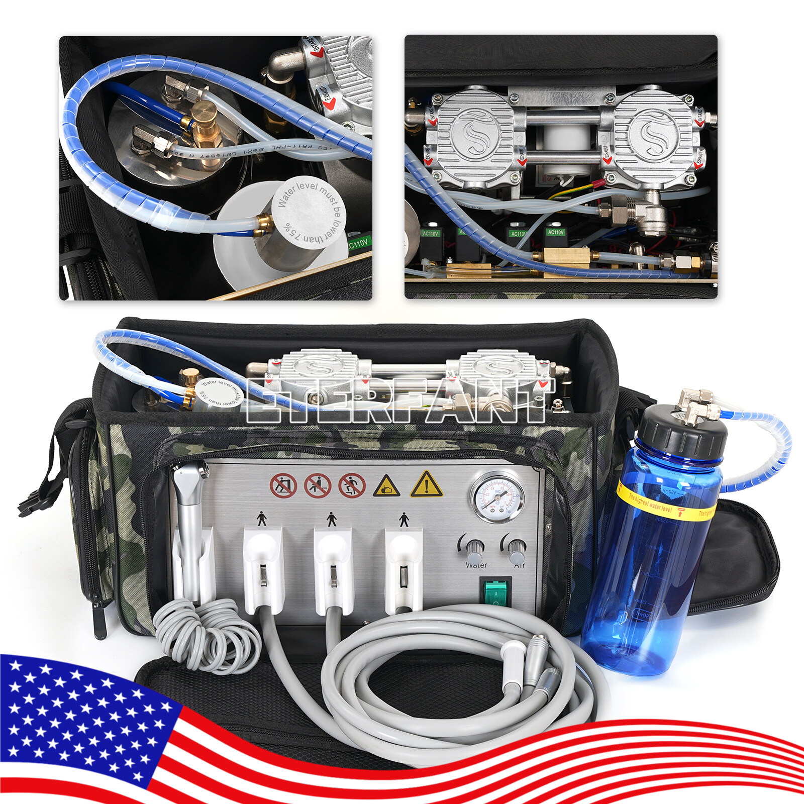 Dental Unit System GU-P209/Delivery Unit Air Compressor Suction System 4Hole