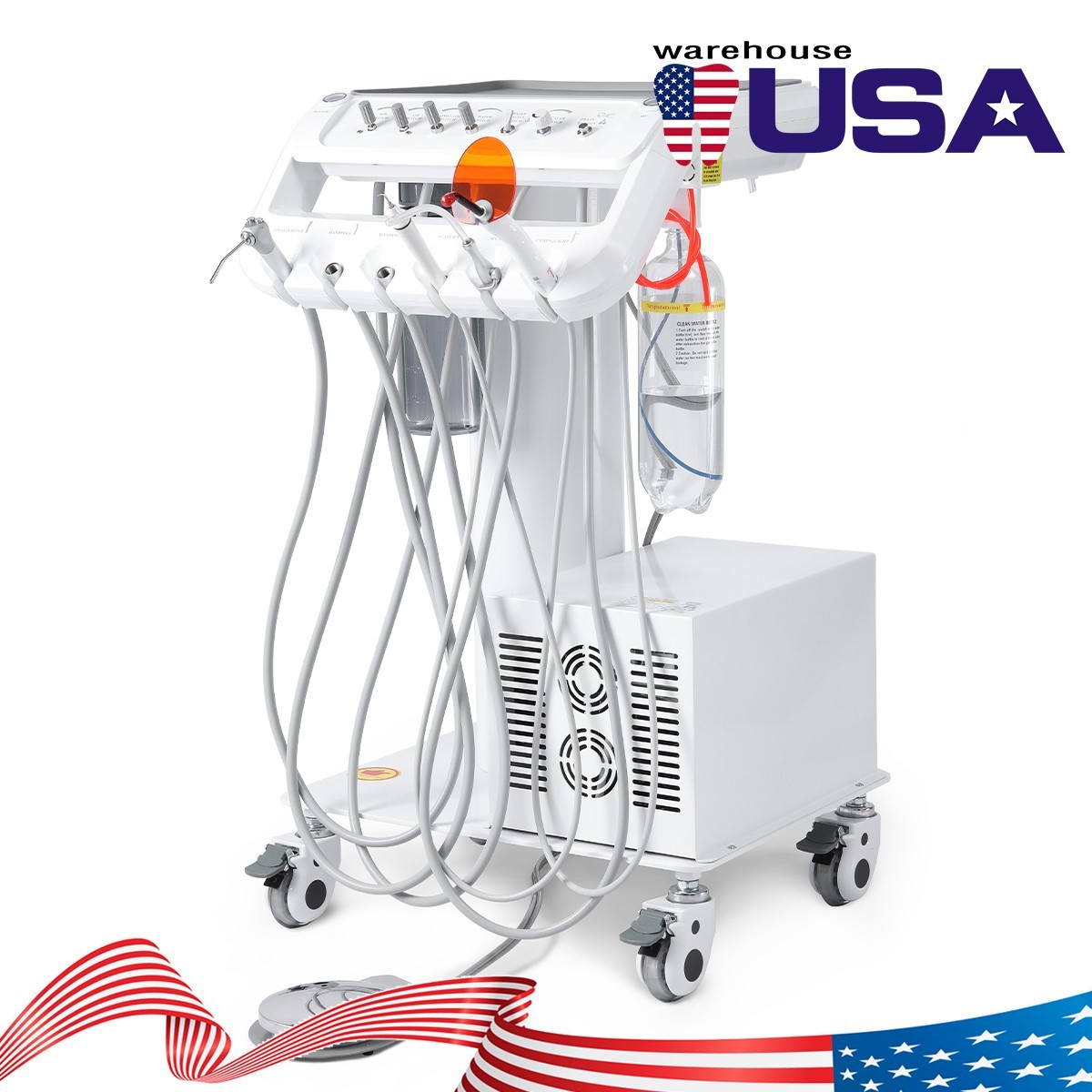 AZDENT Dental Implant Surgical Brushless Motor 20:1 Contra Angle