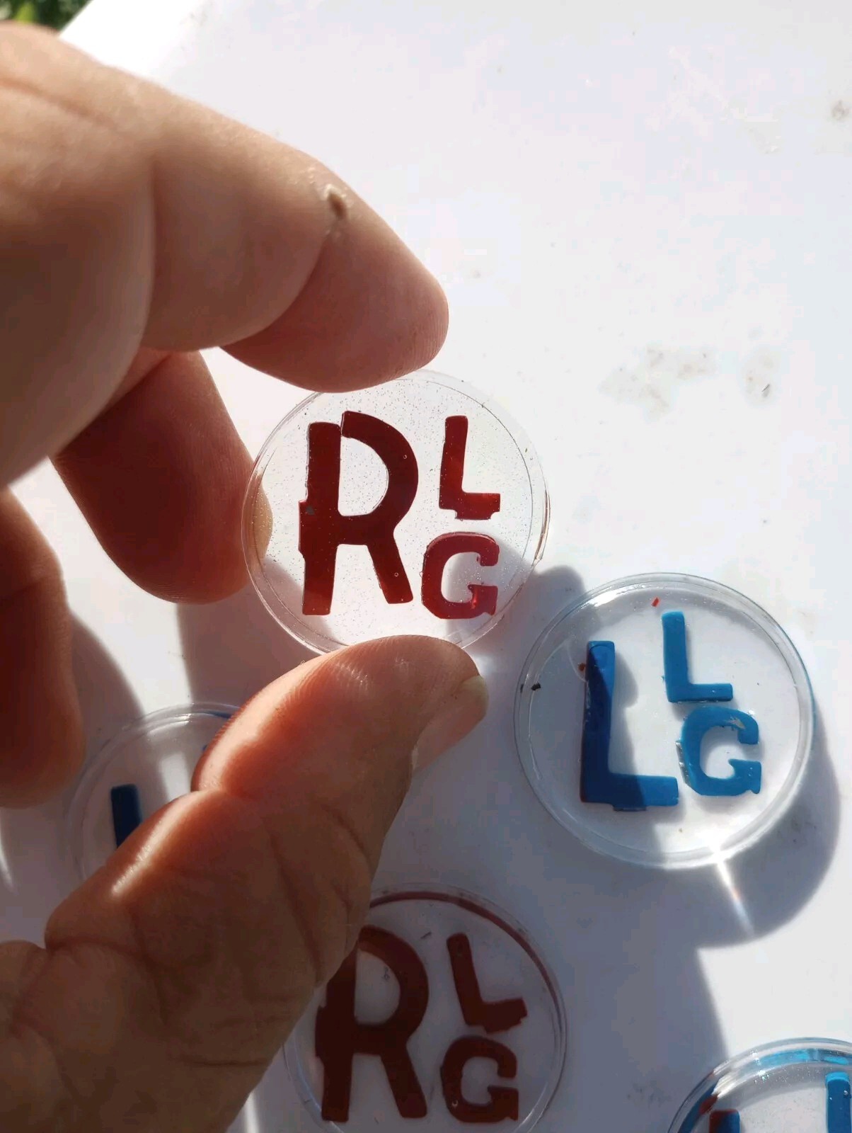 Radiology X-ray Markers 3 Sets With Initials (LG) Ready To Ship