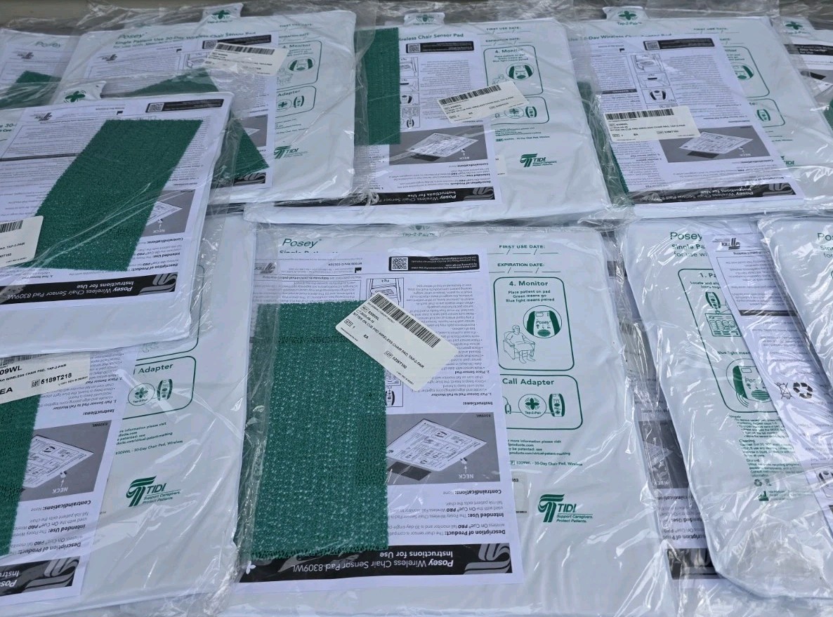 Case Of 10 TIDI Posey Wireless Chair Sensor Pads 8309WL New