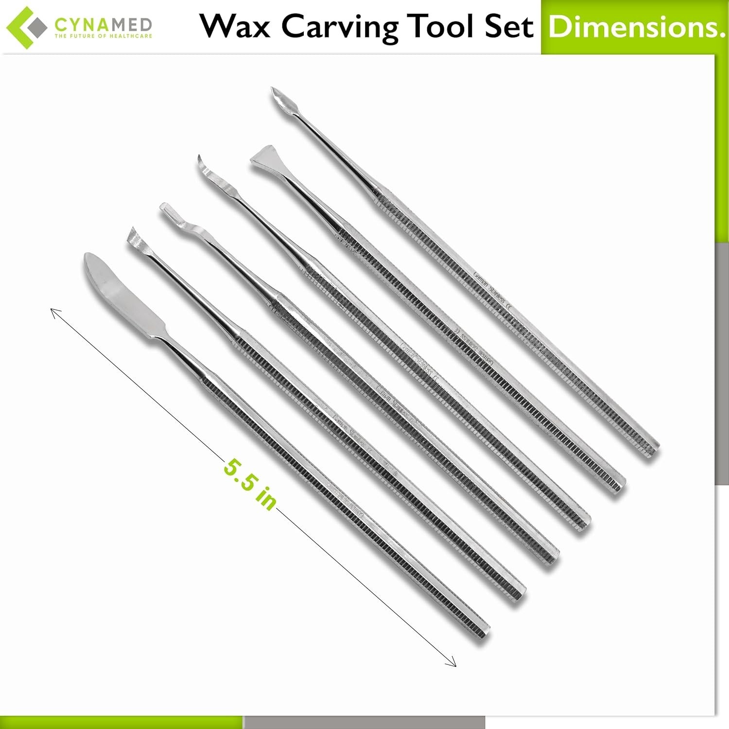 Cynamed Professional Precision Carving Tools Set – 6-Piece- Sculpting, Modeling