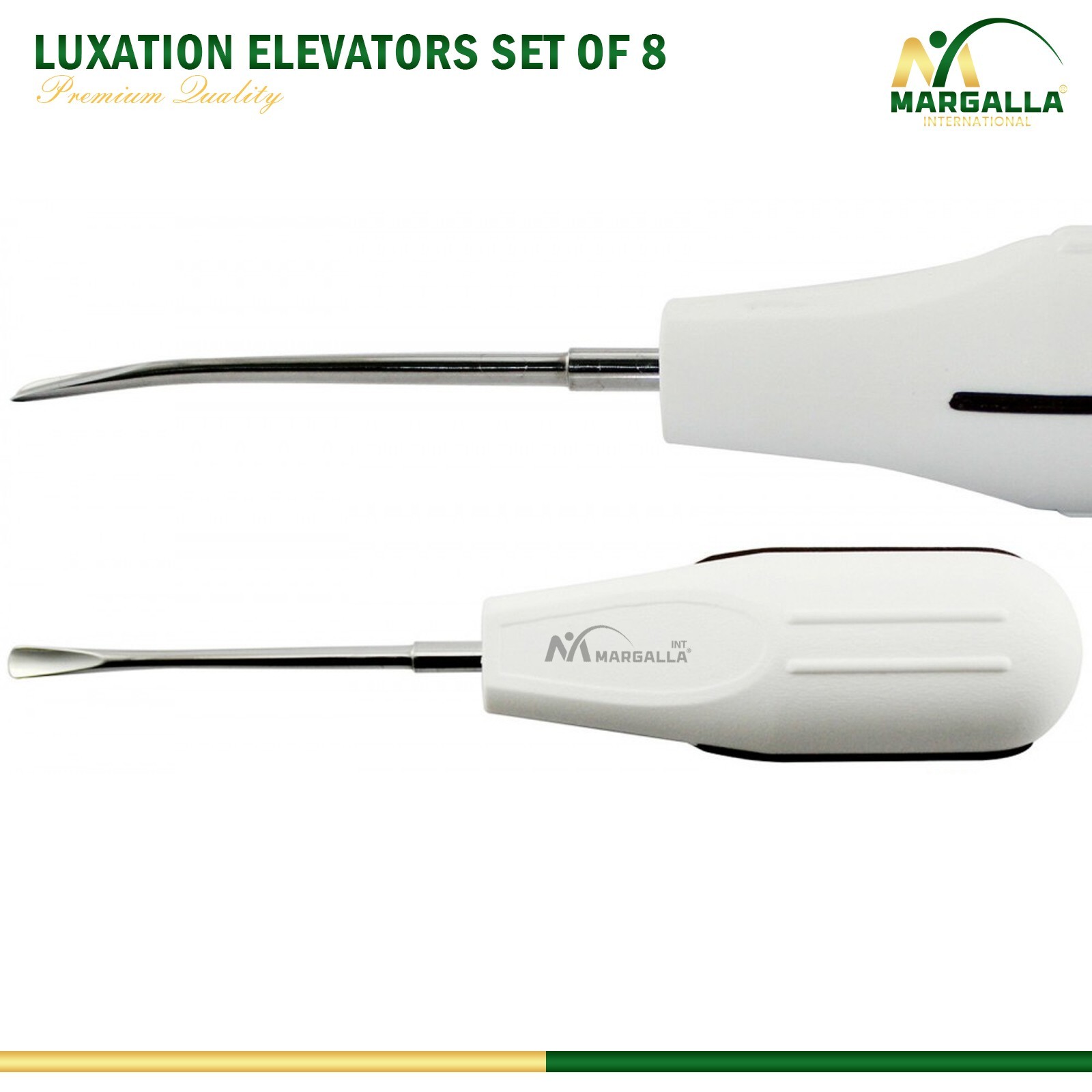 10 PCS White Dental Root Elevators Oral Surgery PDL Luxating Tooth loosening