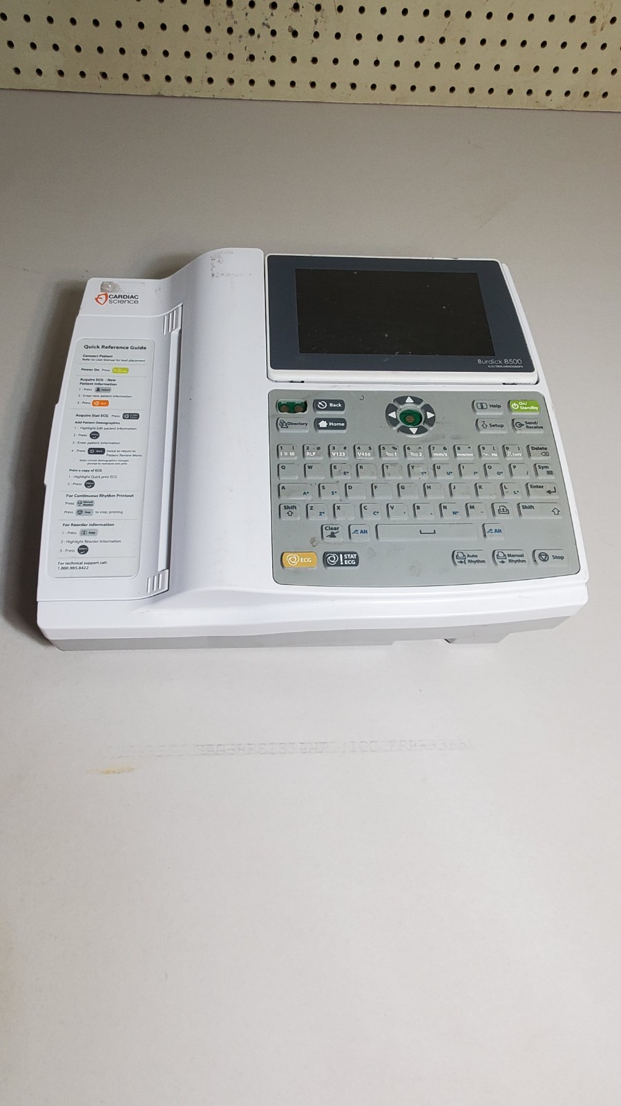 Cardiac Science Burdick 8500 Electrocardiograph