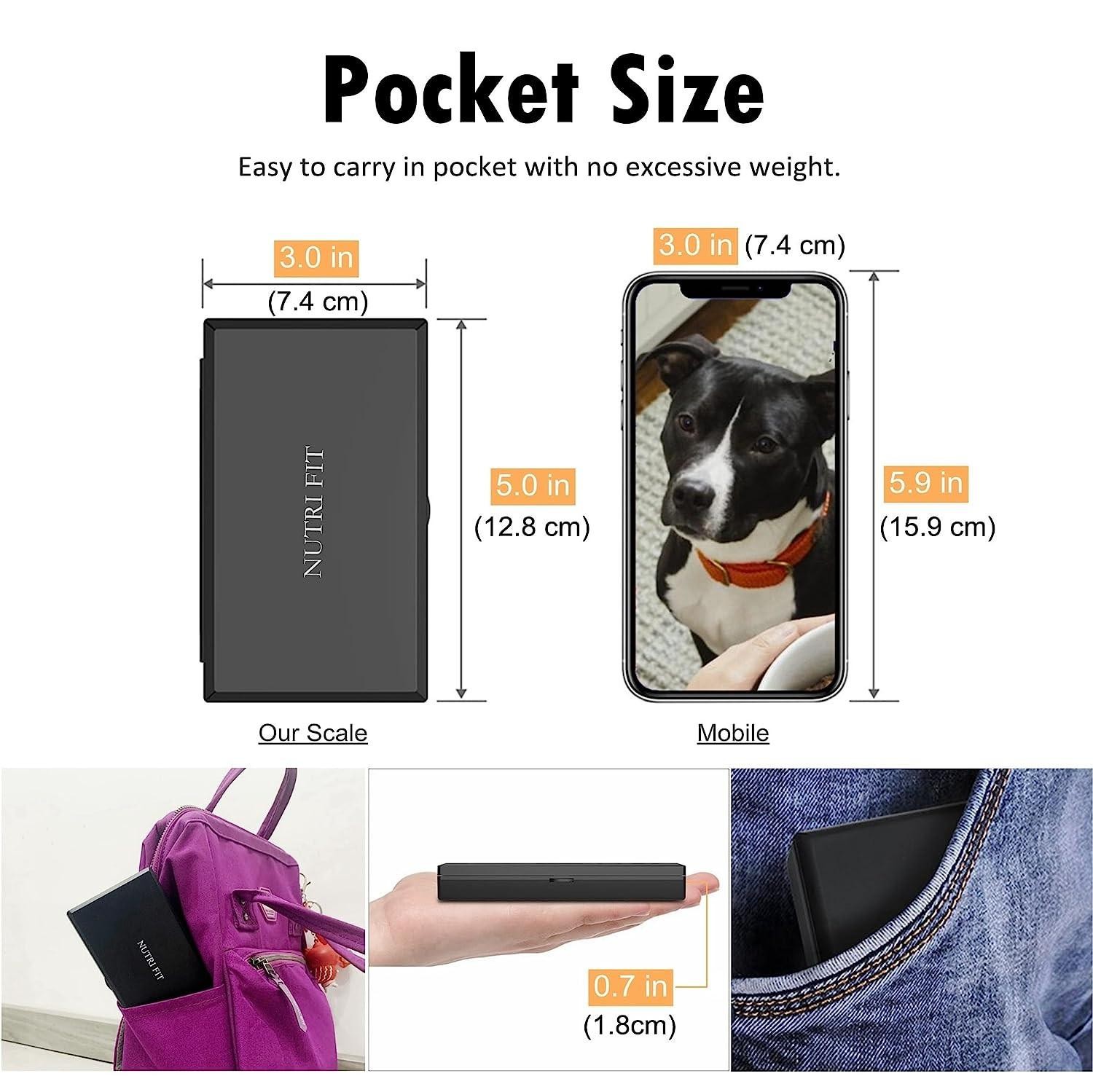 Gram Digital Scale 0.01g Accuracy, 500g Small Pocket Scale Jewelry Scale