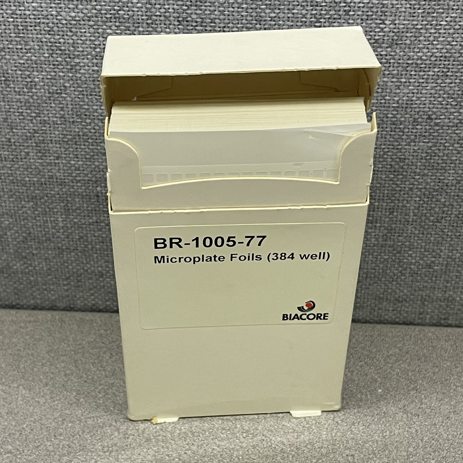 Microplate Foils – 384 well – BIACORE BR-1005-77 – Open Box – Qty. Unknown