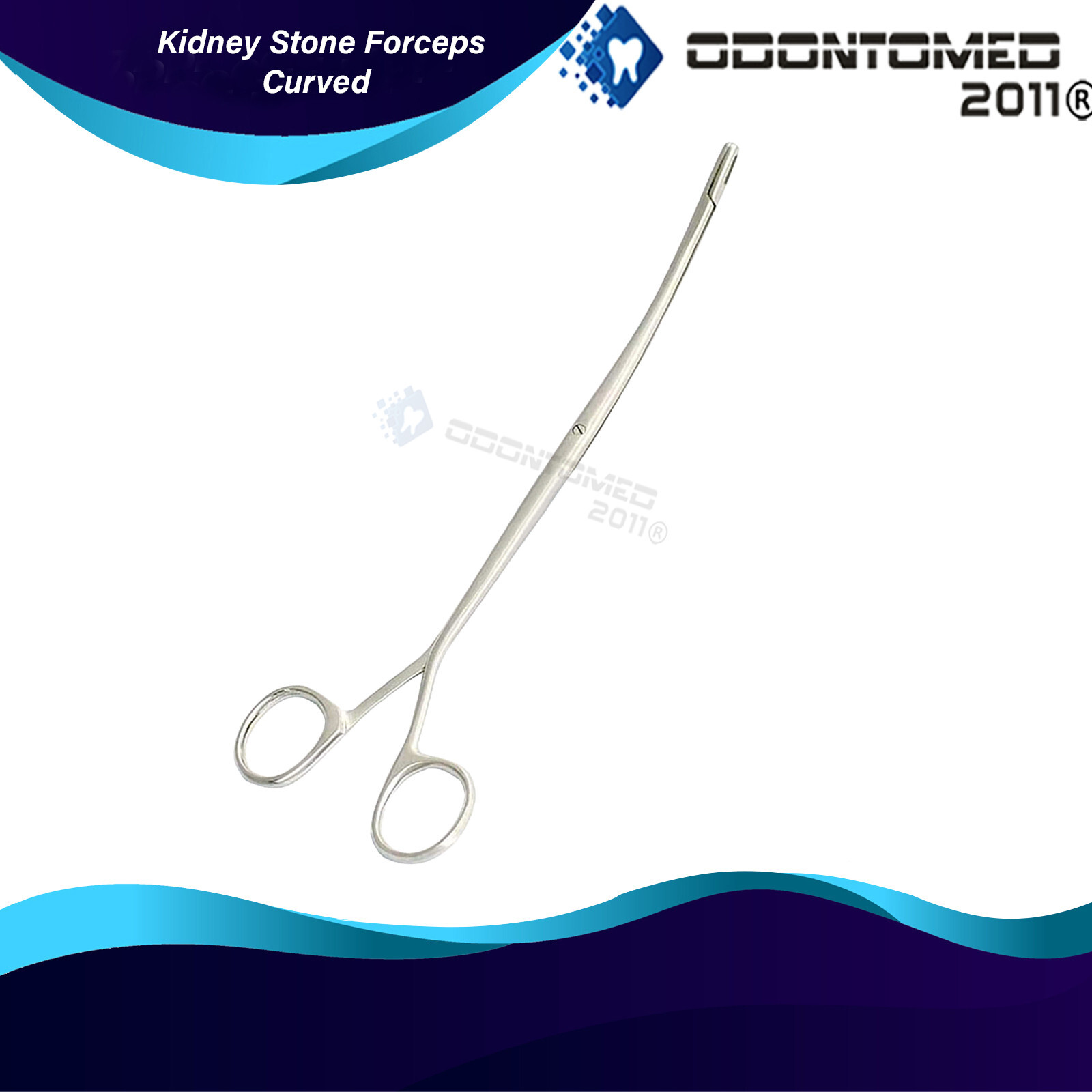 5 PC OR Grade Randall Kidney Stone Forceps Quarter Curved Surgical Urology INST