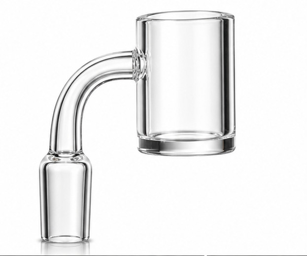 14mm Male 90 Degree 25mm wide Quartz XL Water Pipe Bong Rig