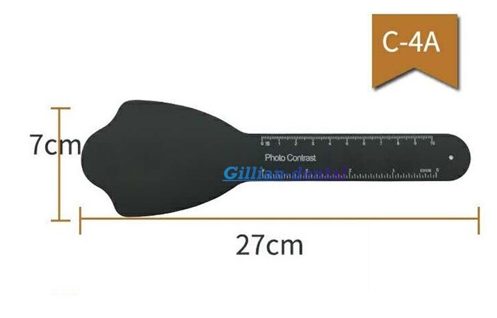 Dental Oral Photo Contrast Set Kit Black Background Board Photography Contraster