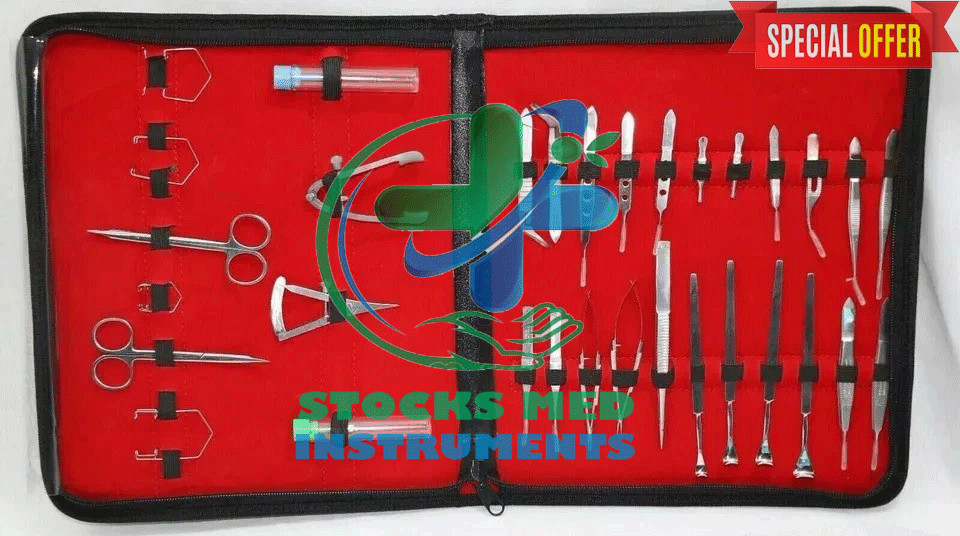 GERMAN 32 Pcs Ophthalmic Cataract Eye Micro Surgery Surgical Instruments SET Kit