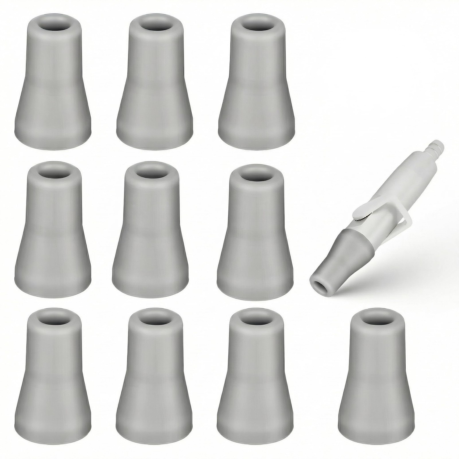 Healifty Dental Oral Saliva Ejector Replacement Rubber 10 Count (Pack of 1)