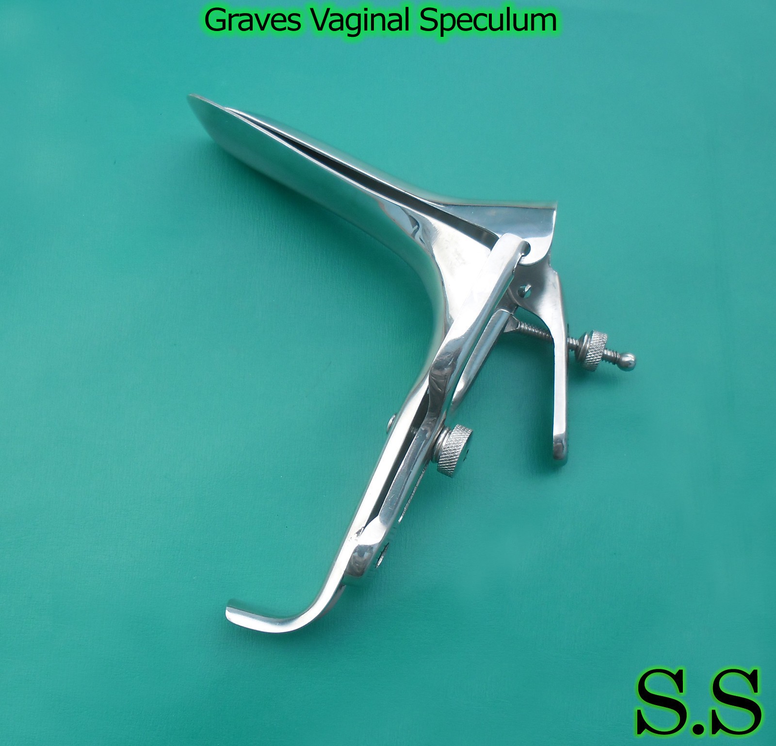 Stainless Steel 6 Graves Vaginal Speculum Medium Surgical Instrument