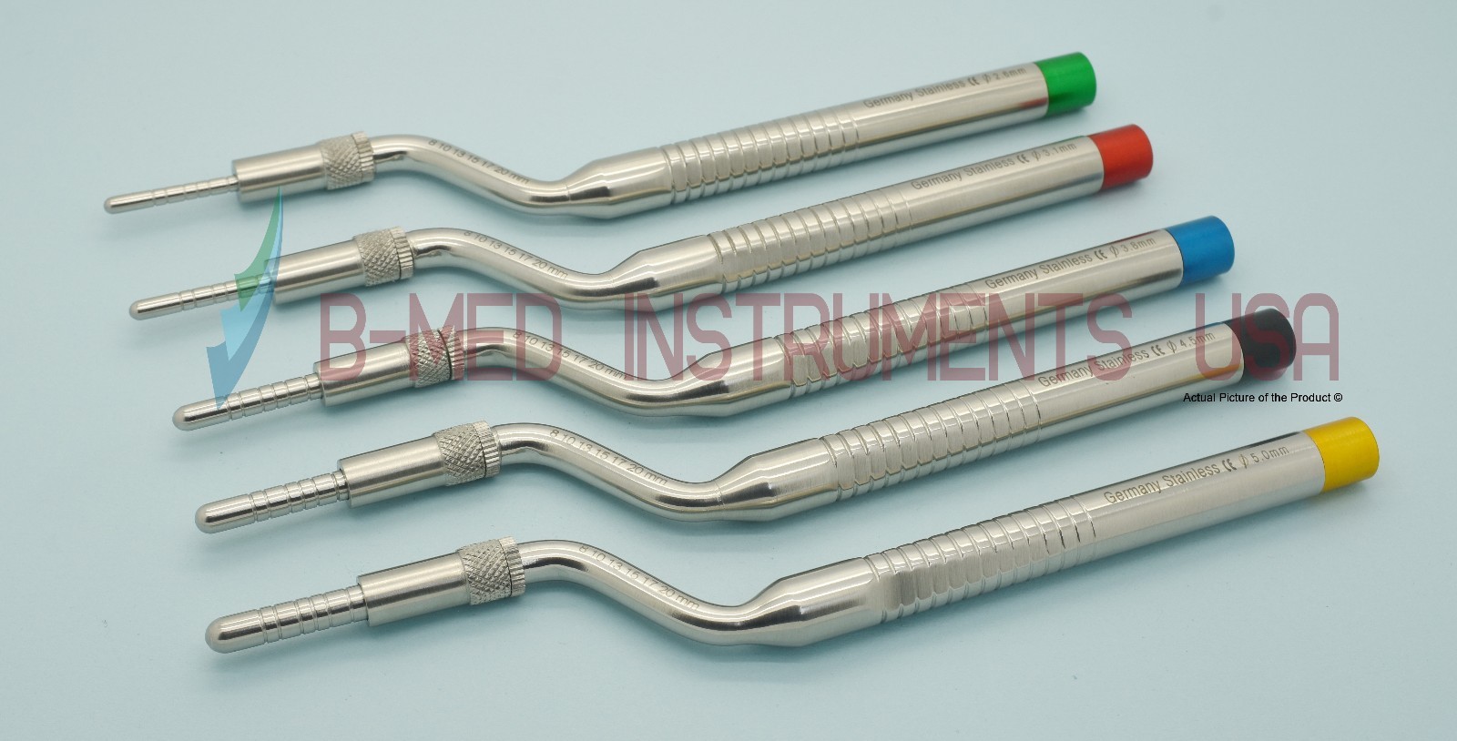 OR Grade 5 Sinus Lift Osteotomes Bone Spreading Convex Rounded Tip Dental