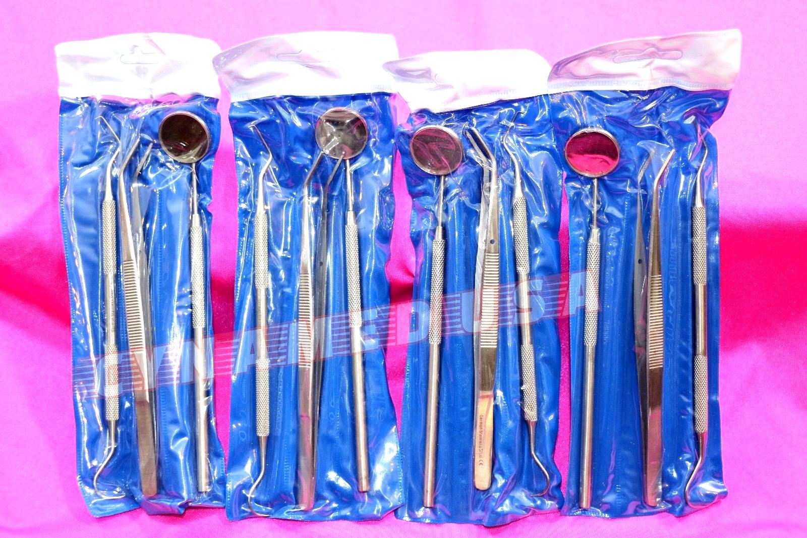 15 EA GERMAN Instruments Basic Dental Set Mirror Explorer Probe Pliers -A+QUALTY