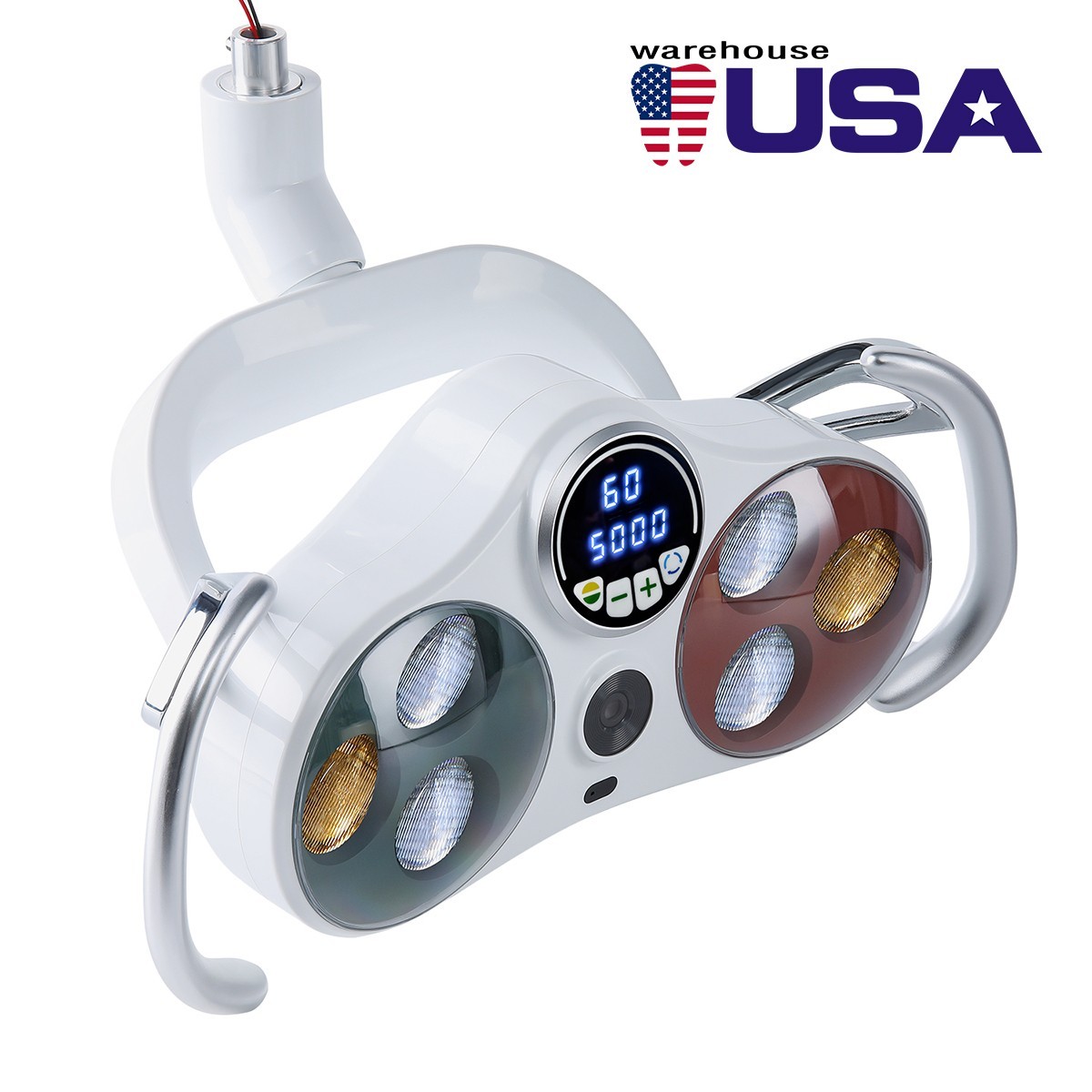 Dental LED Operation Light Sensor Lamp w/ Camera & Monitor for Dental Chair Unit