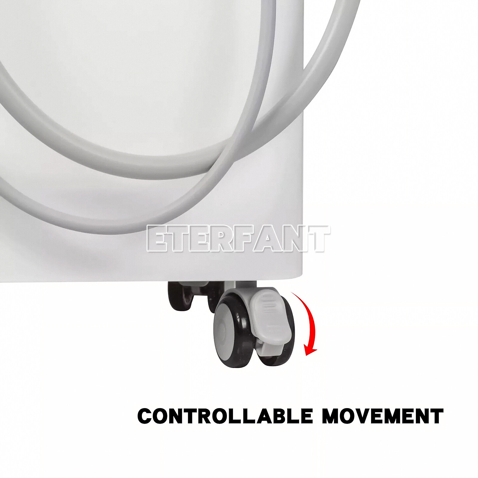 Portable Dental Suction Unit Mobile Suction Vacuum Pump Machine 350 L/min