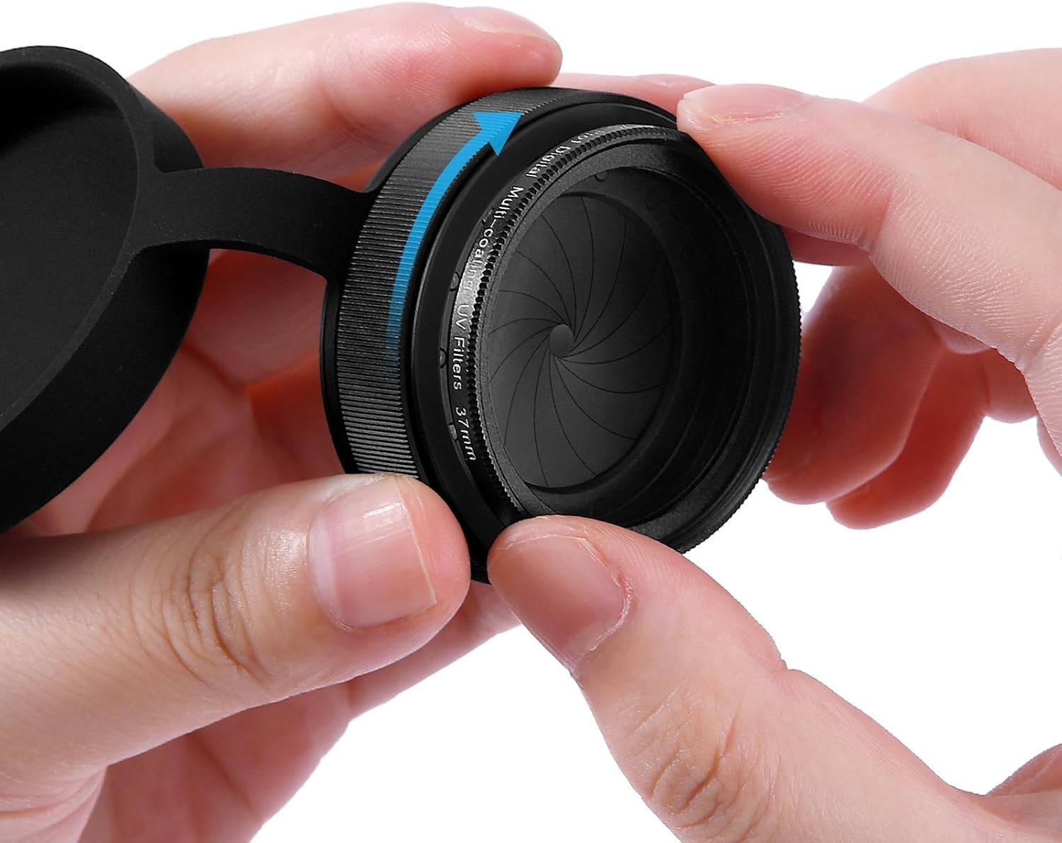 Adjustable Iris Aperture Diaphragm M30–M37 Adapter Ring for PVS-14 Optical Iris