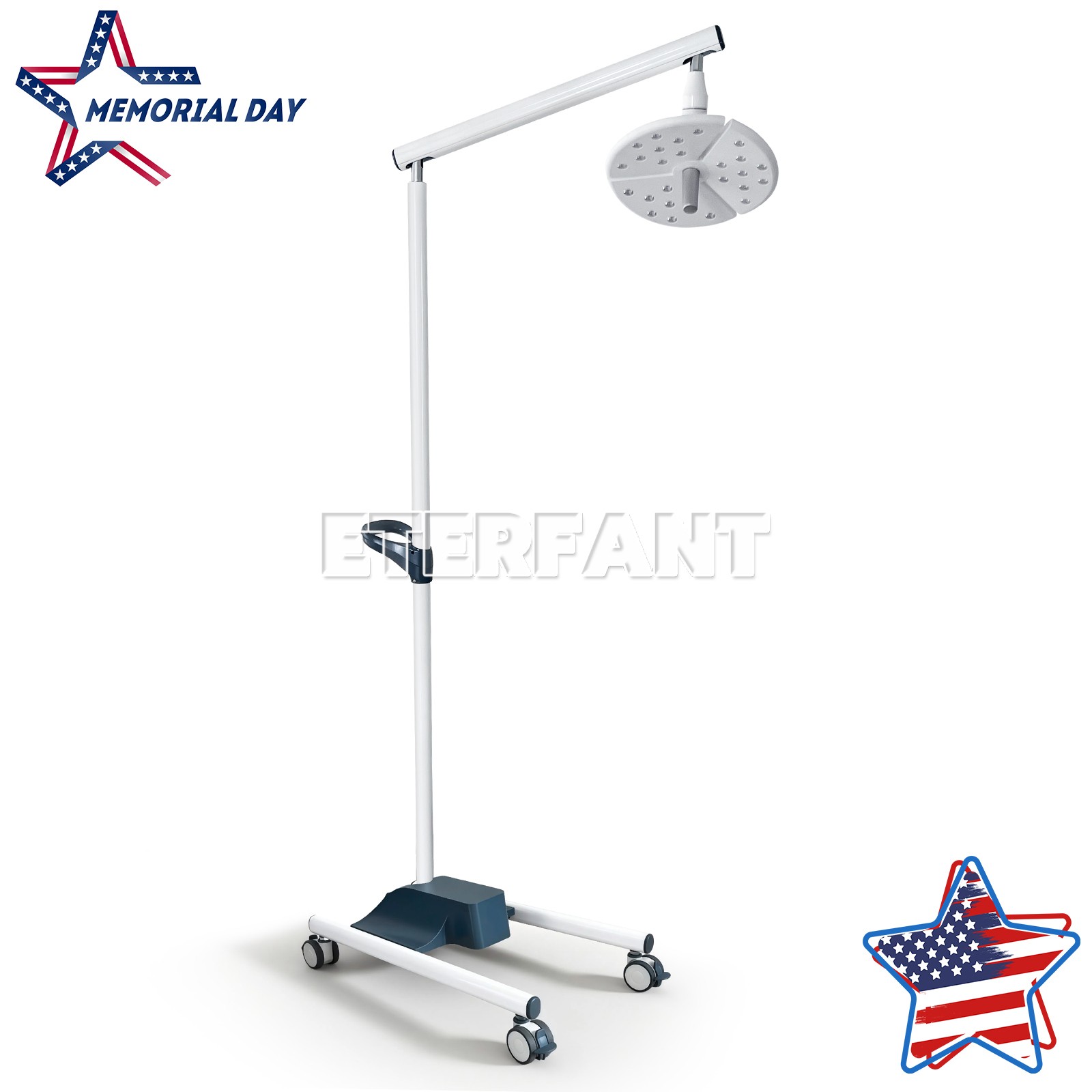 ETERFANT Dental Mobile Shadowless Operation Light LED Surgical Exam Lamp