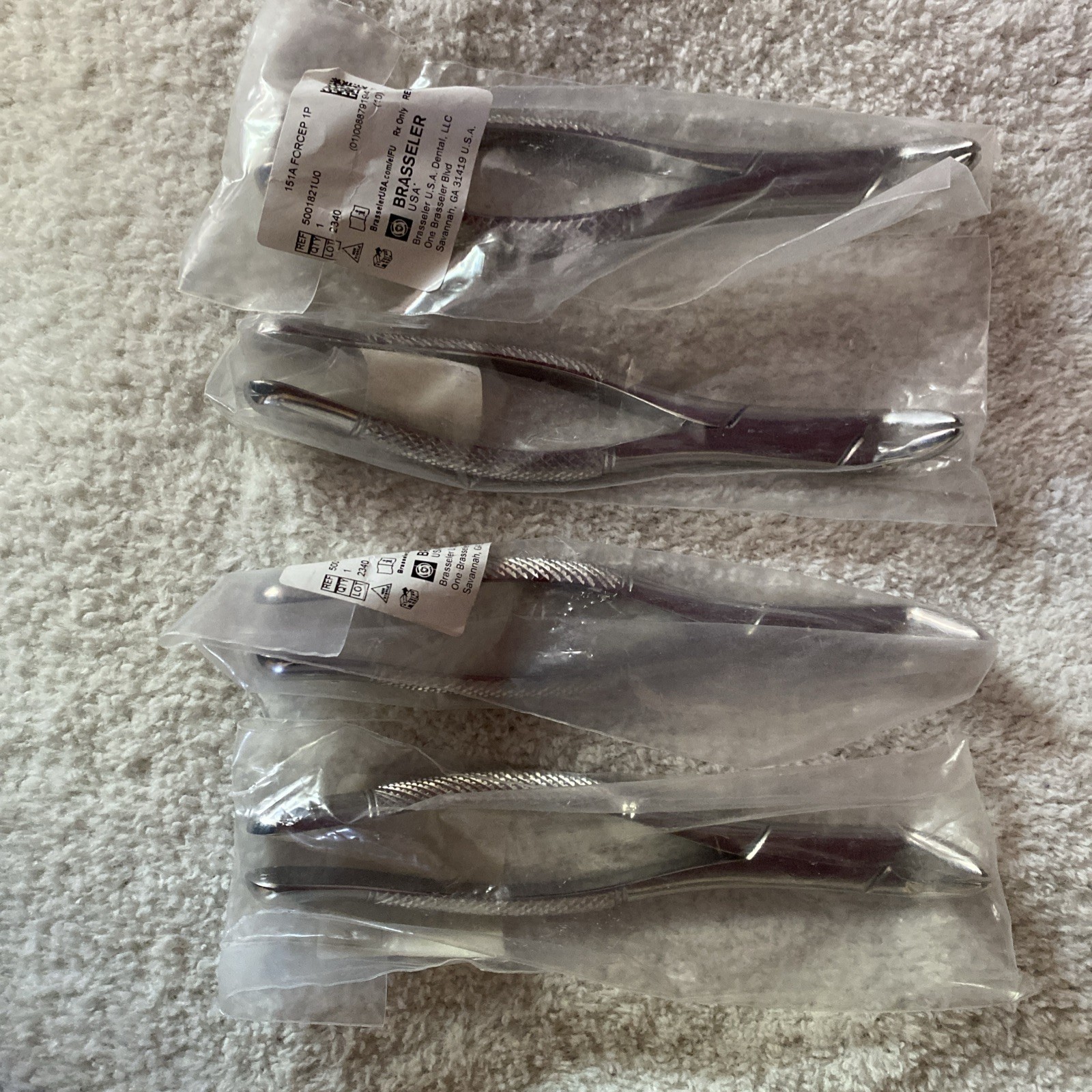 Dental Forcep 151 Stainless Brasseler U.S.A