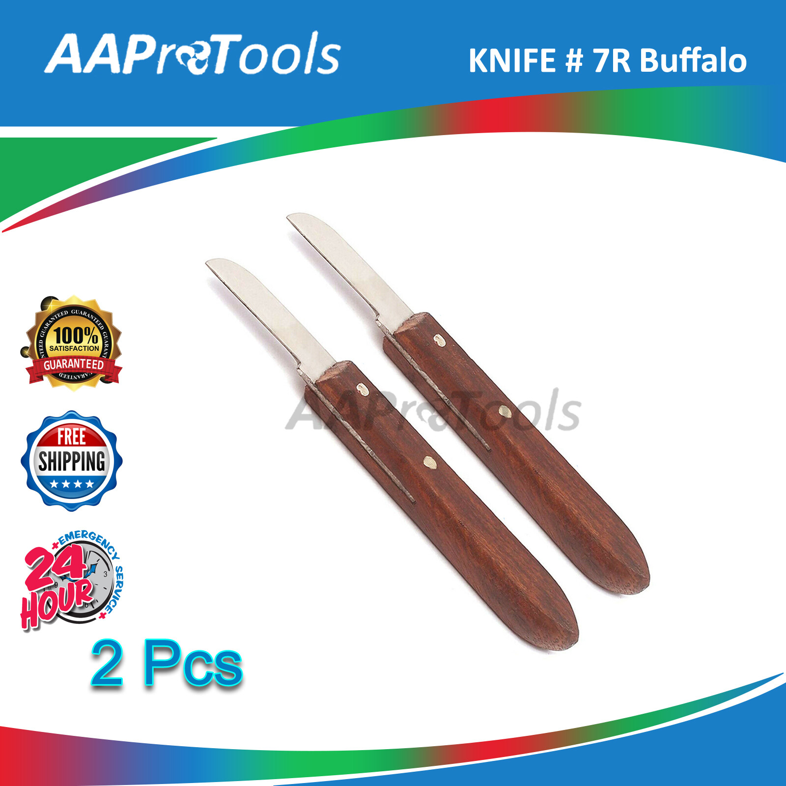NEW 2X Dental Instrument Knife Type Buffalo Original 7R Best Quality A+