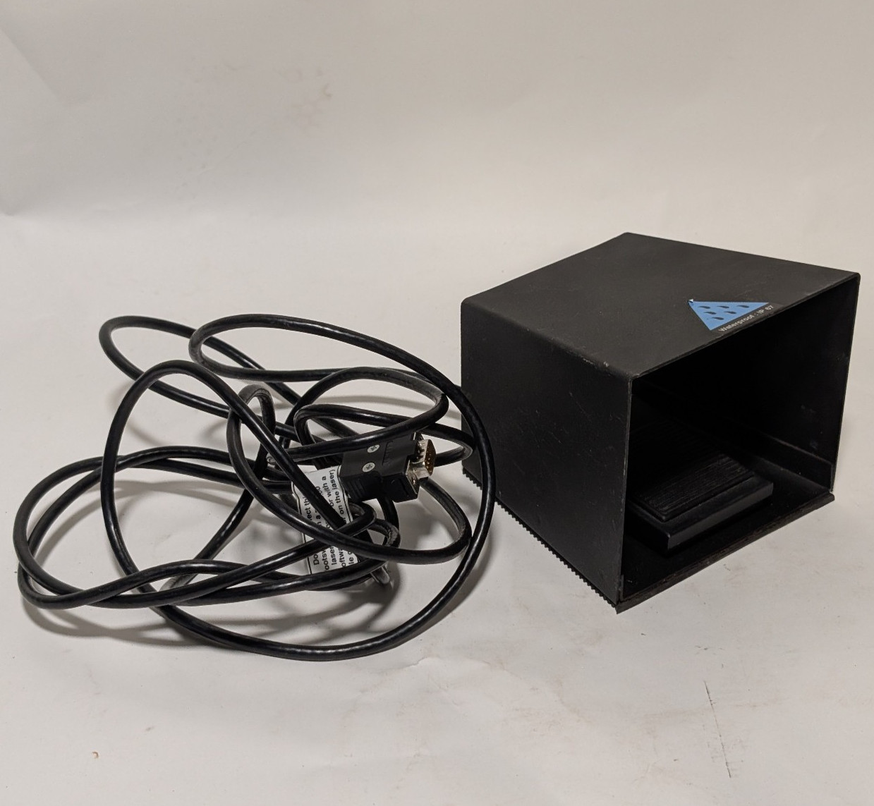 Laser Foot Switch Pedal Covered Assy w/ D-Sub Connector Cable, Waterproof (IP67)